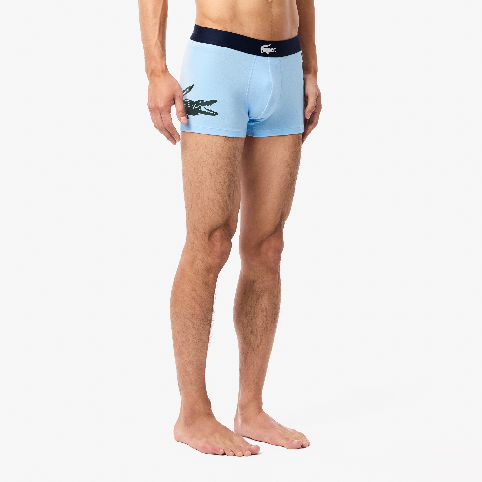 Lacoste Erkek 3'lü Renkli Boxer görsel 2