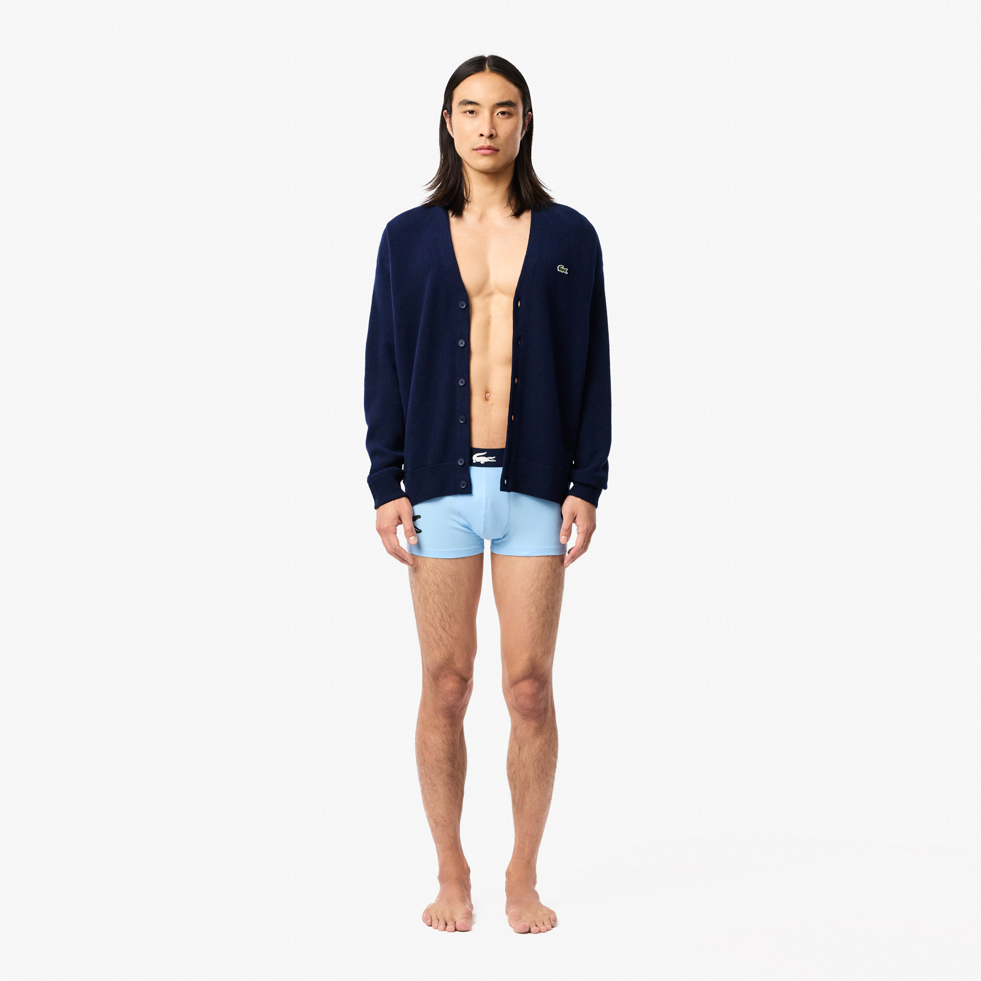Lacoste Erkek 3'lü Renkli Boxer görsel 6