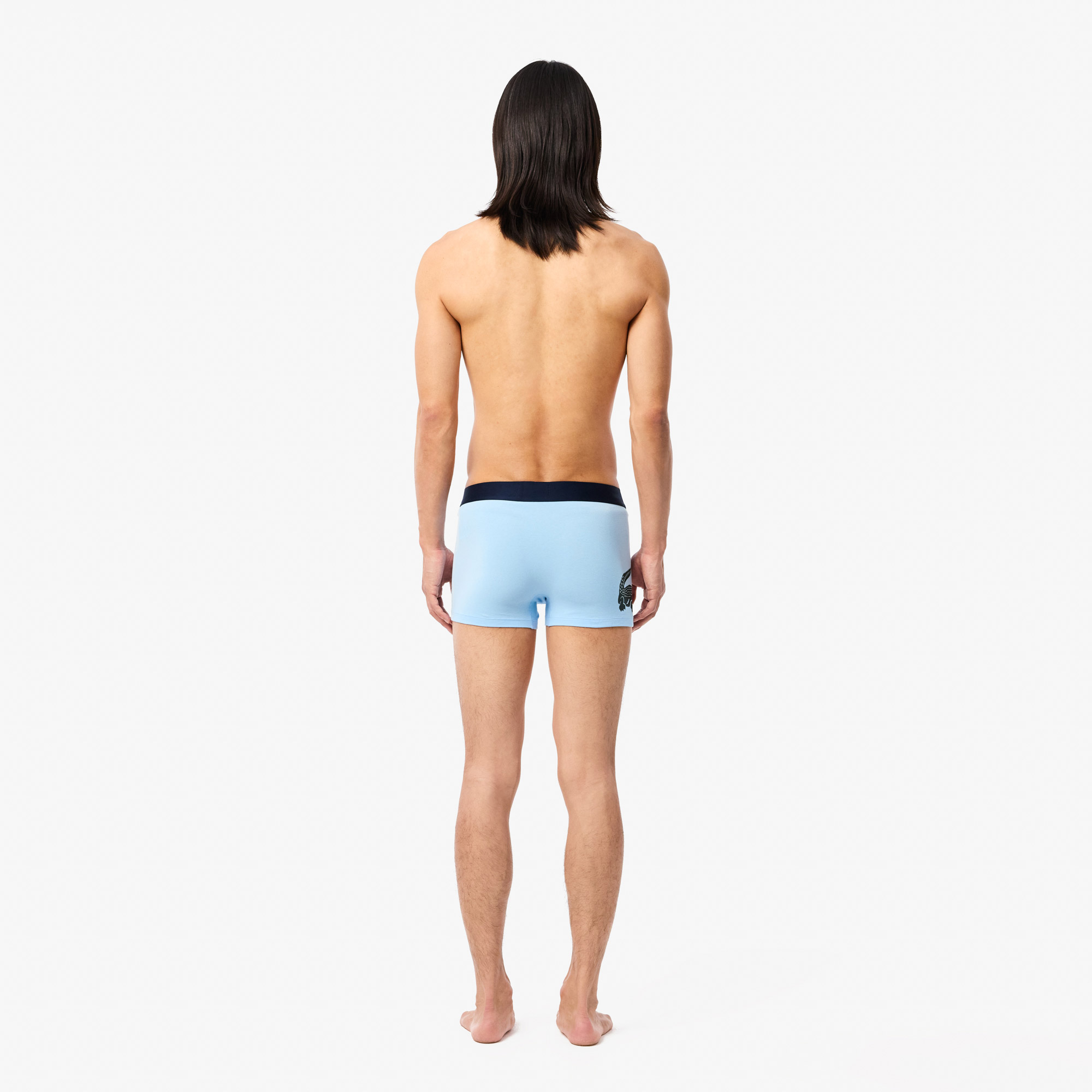 Lacoste Erkek 3'lü Renkli Boxer görsel 3