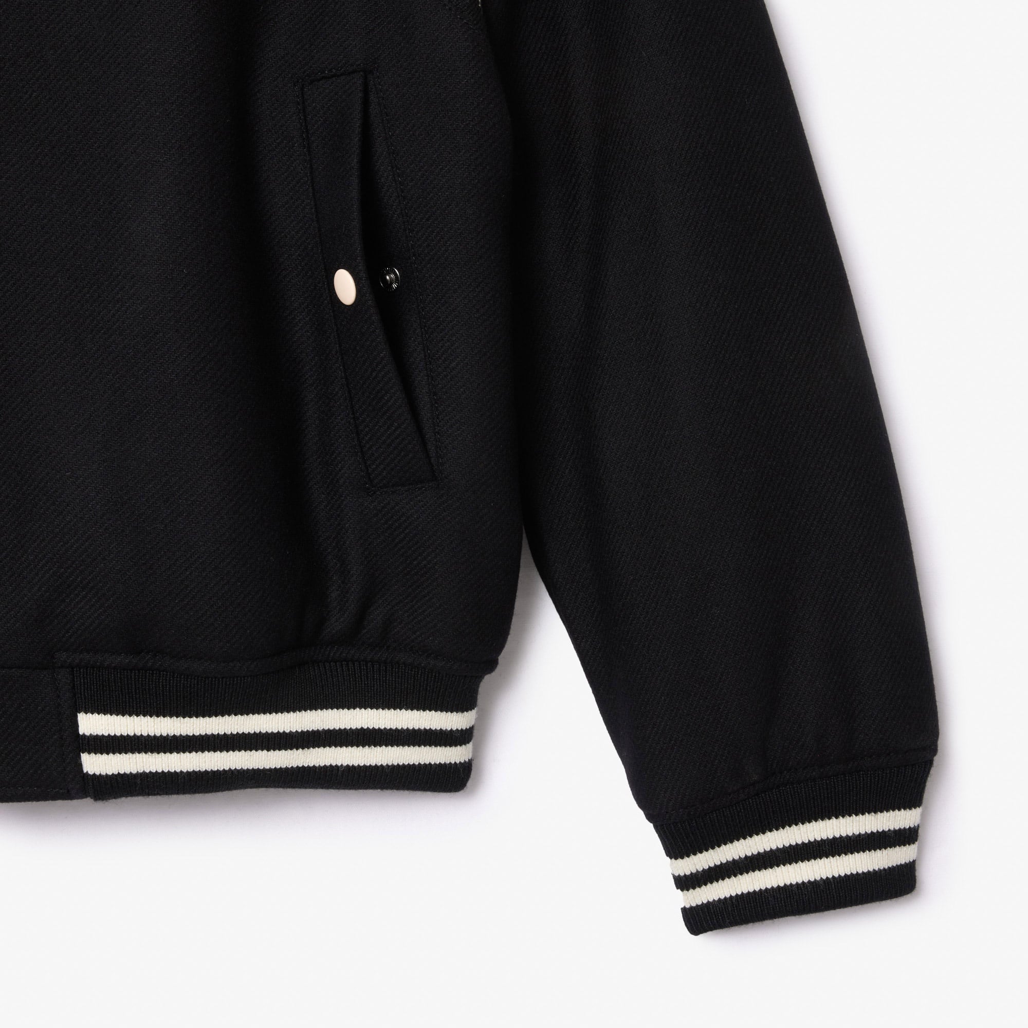 Lacoste Erkek Hakim Yaka Siyah Bomber Ceket