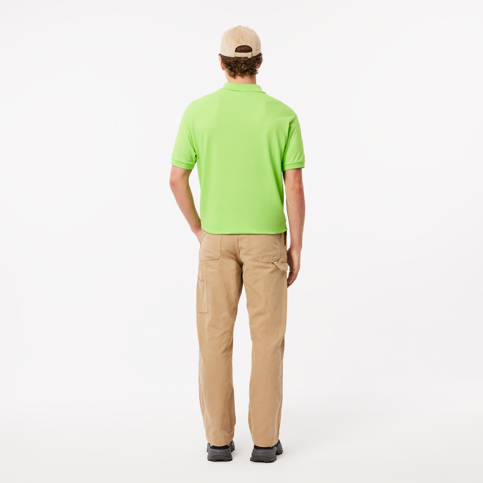 Lacoste Erkek Relaxed Fit Chino Bej Pantolon HH3903-02S | Lacoste