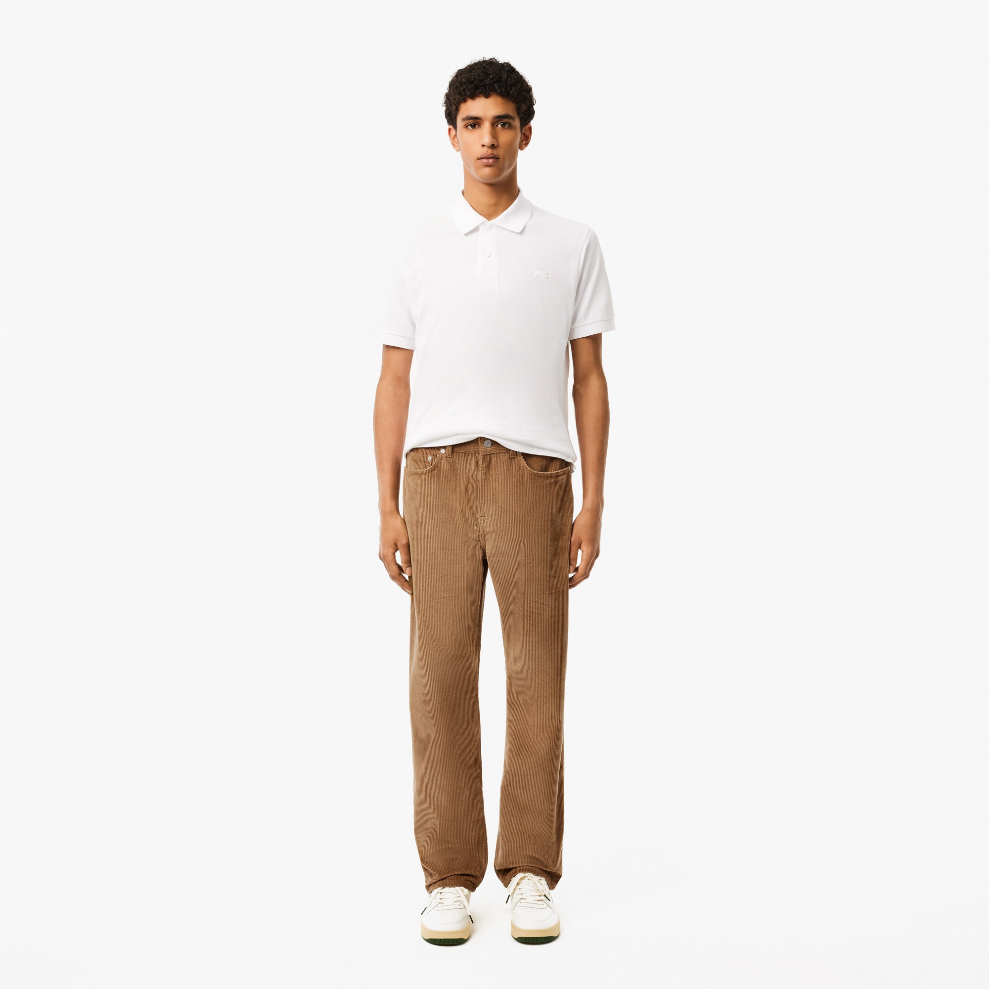 Lacoste Erkek Straight Fit Casual Kahverengi Pantolon