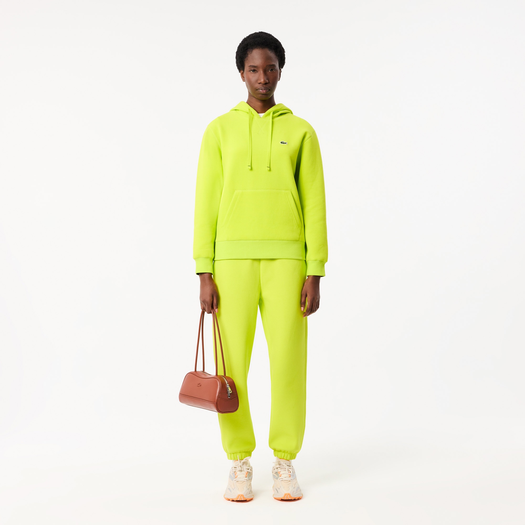 Lacoste Kadın Regular Fit Sarı Eşofman Altı