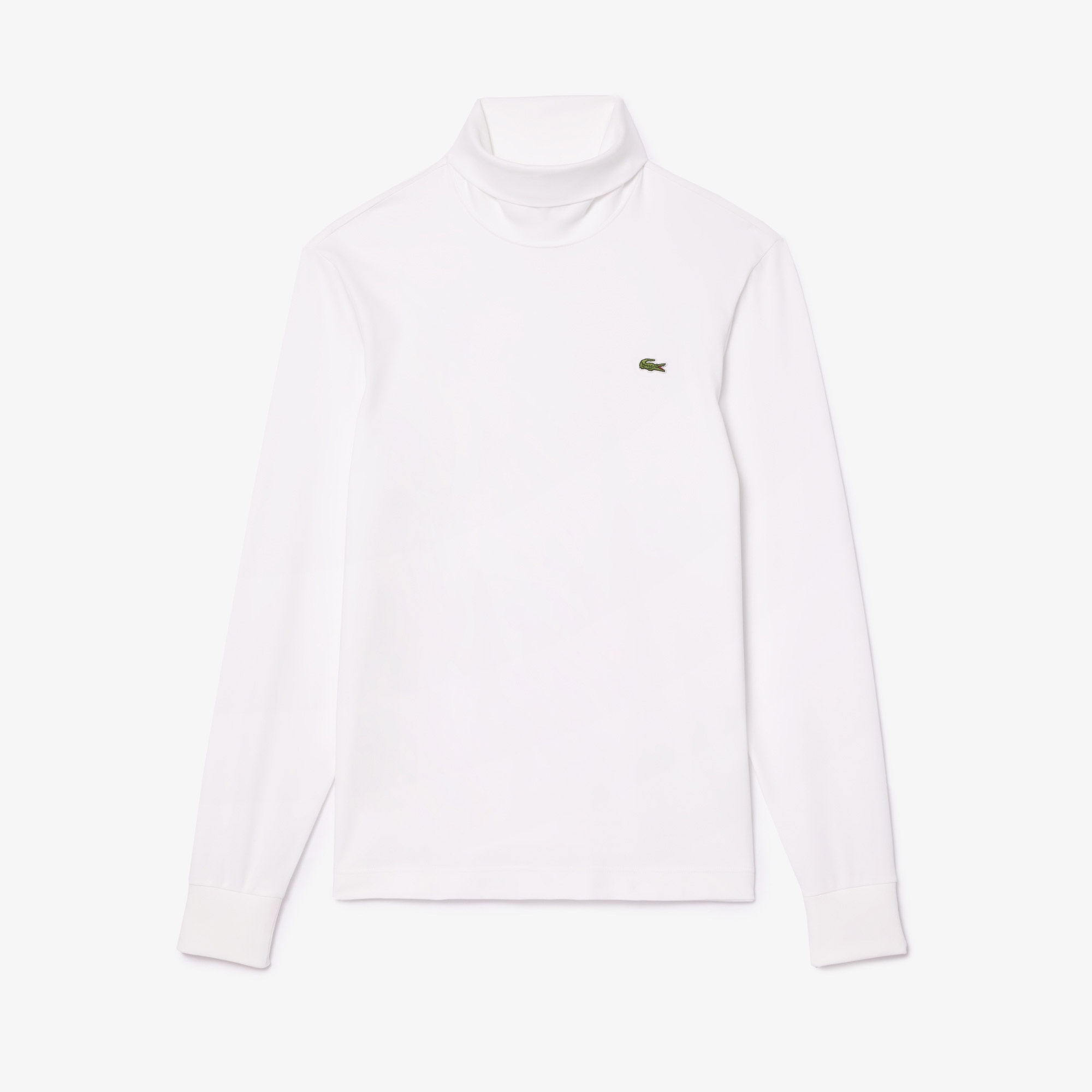 Lacoste Erkek Regular Fit Boğazlı Yaka Beyaz T-shirt