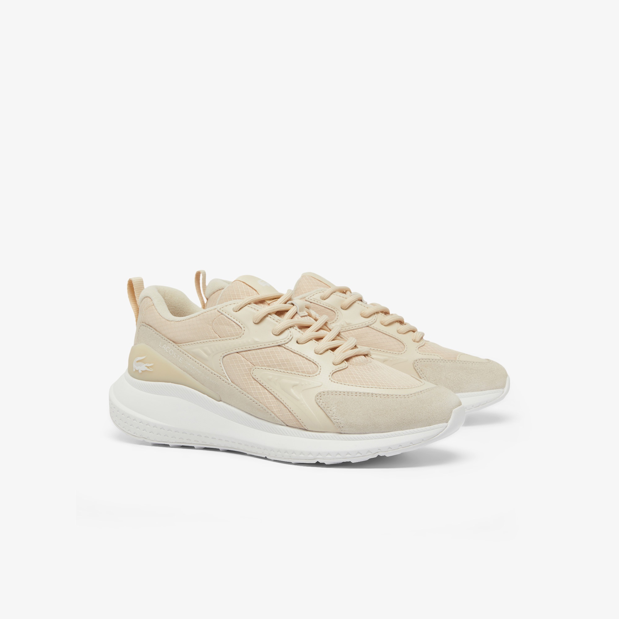 Lacoste L003 Evo Erkek Bej Sneaker
