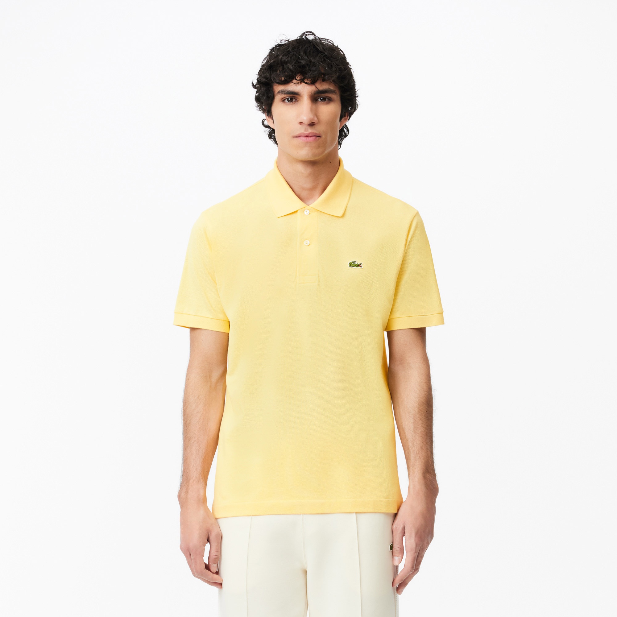 Lacoste L.12.12 Erkek Classic Fit Sarı Polo