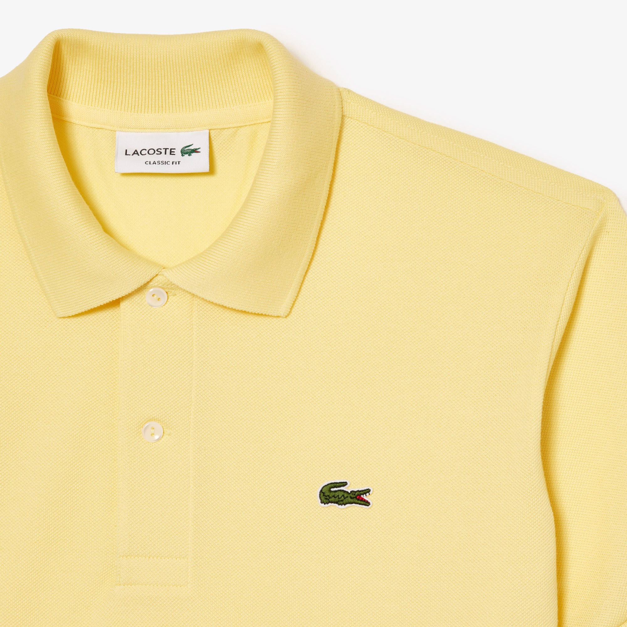 Lacoste L.12.12 Erkek Classic Fit Sarı Polo