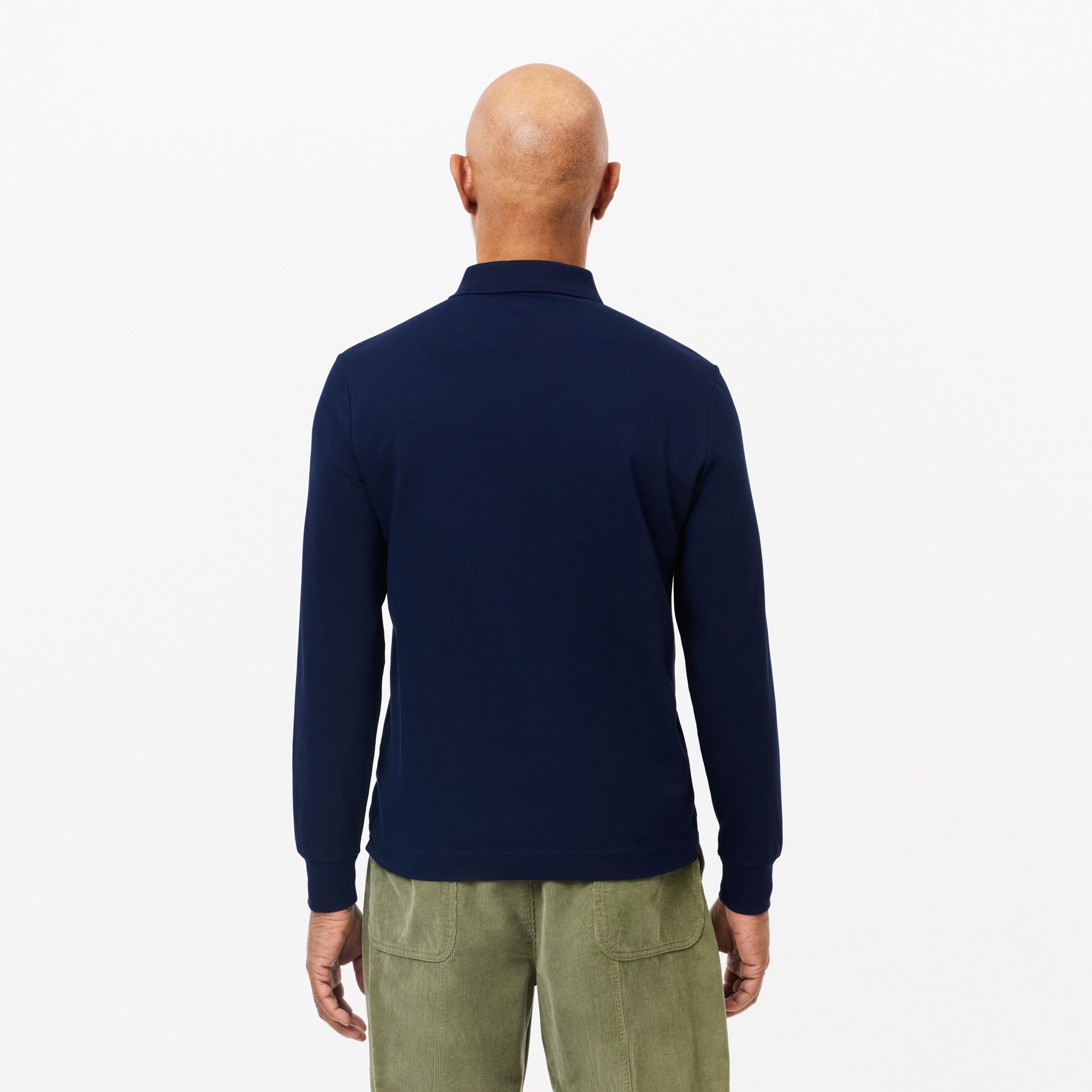 Erkek Regular Fit Uzun Kollu Lacivert Paris Polo