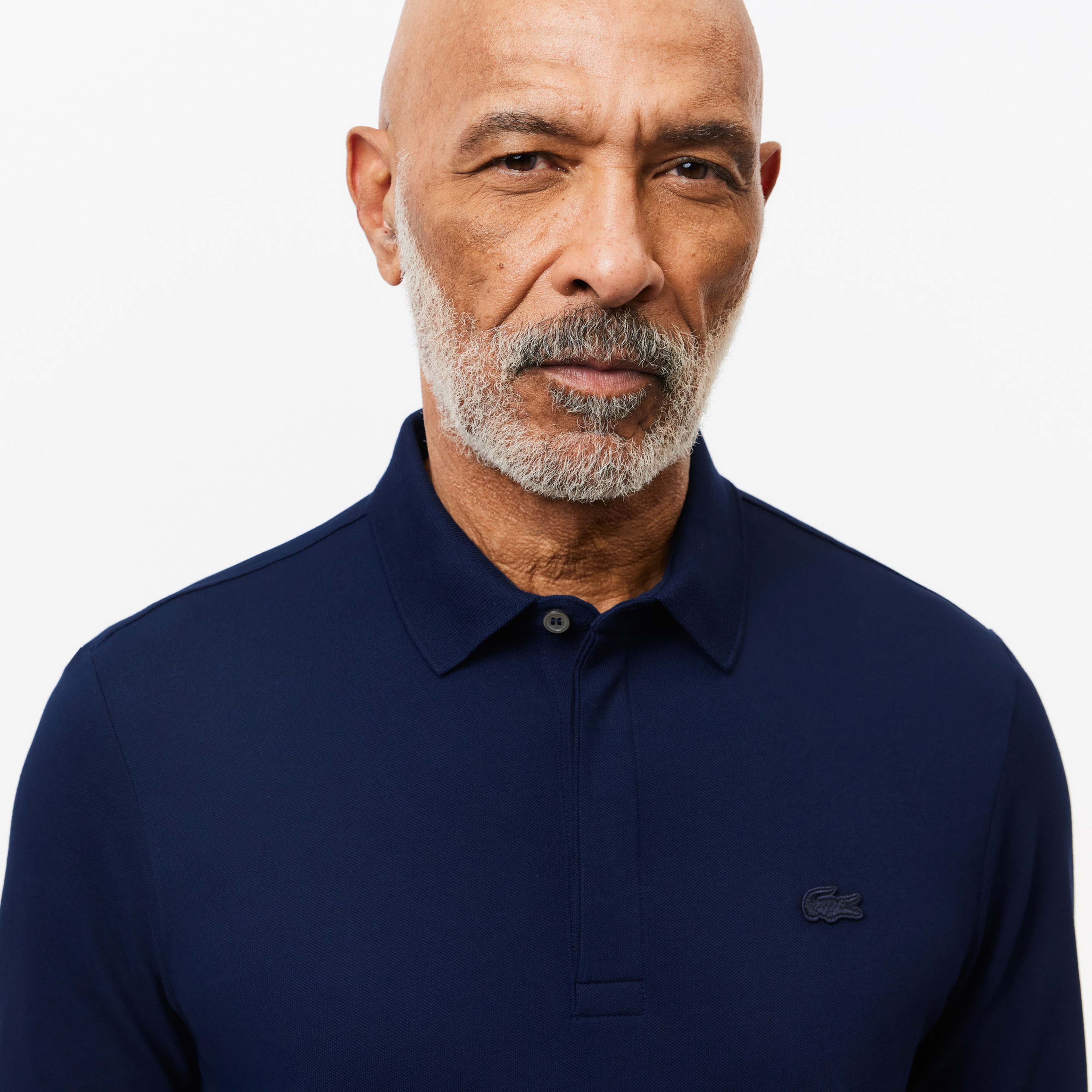 Erkek Regular Fit Uzun Kollu Lacivert Paris Polo