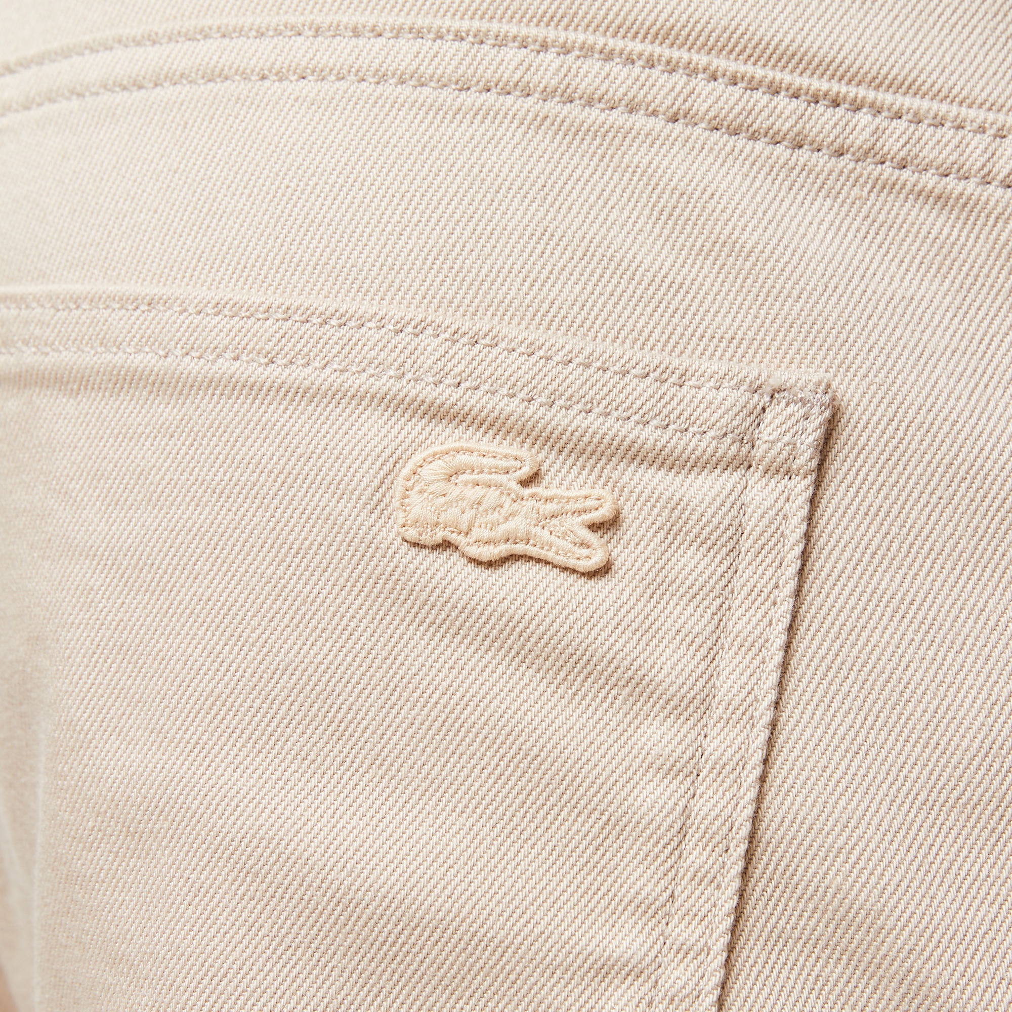 Lacoste Erkek Relaxed Fit Krem Kargo Pantolon