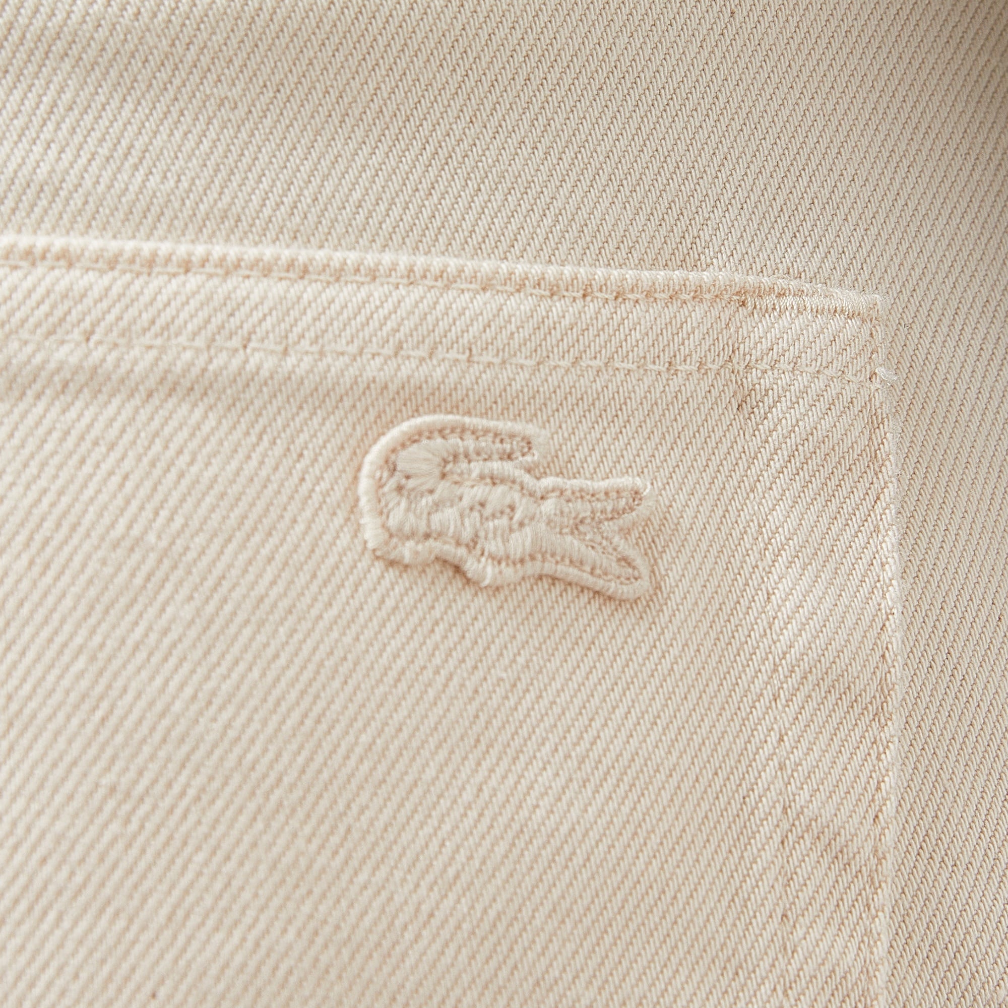 Lacoste Erkek Slim Fit Chino Beyaz Pantolon