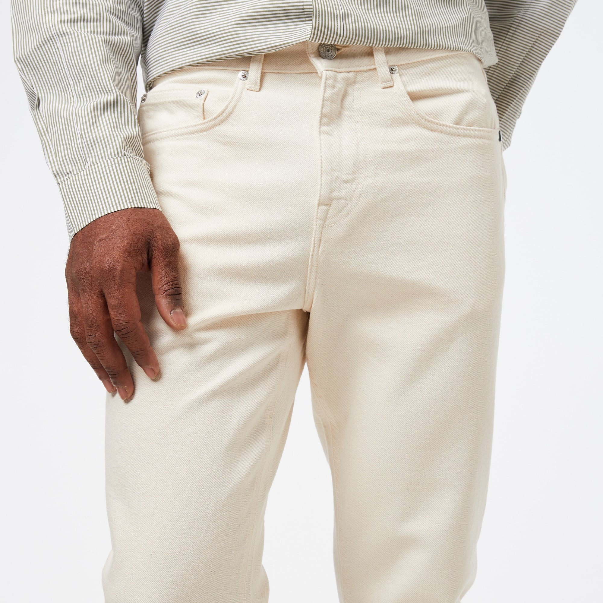 Lacoste Erkek Slim Fit Chino Beyaz Pantolon