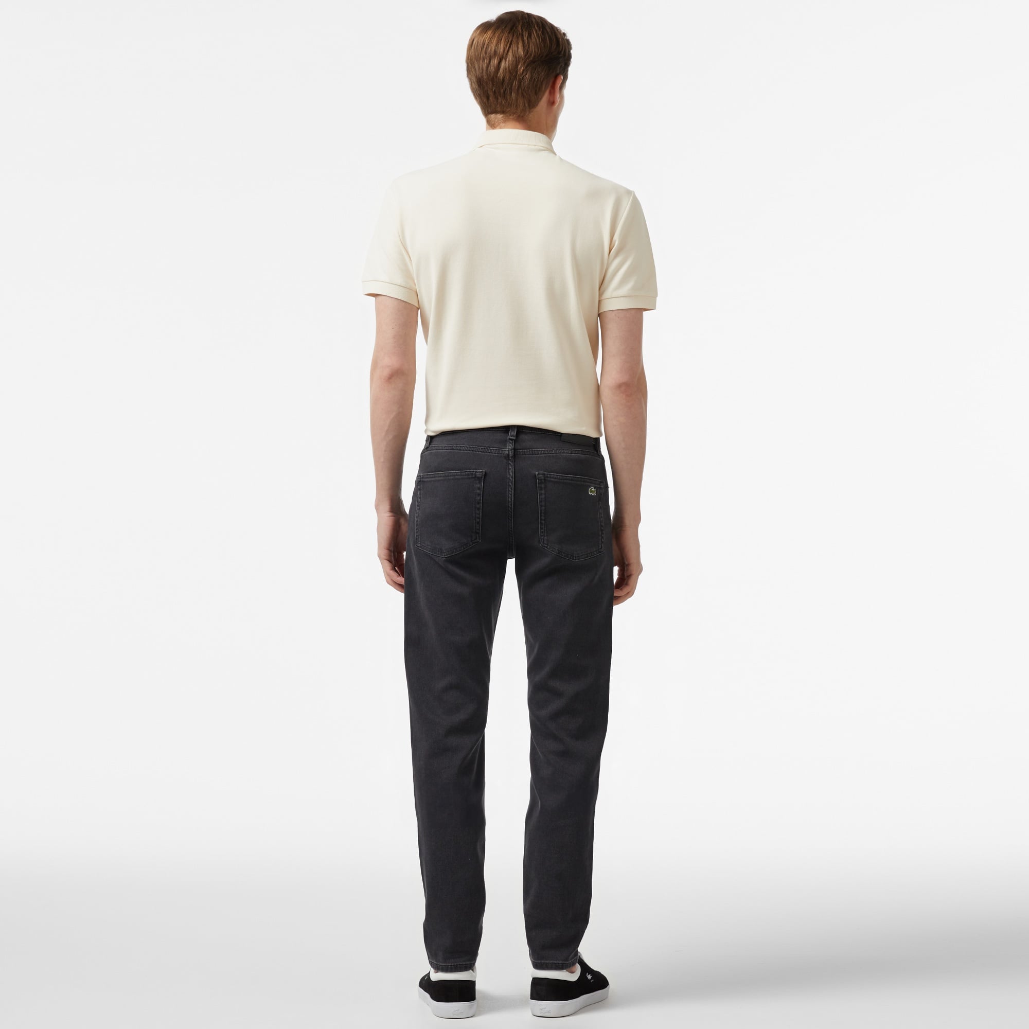 Erkek Slim Fit Gri Jean Pantolon