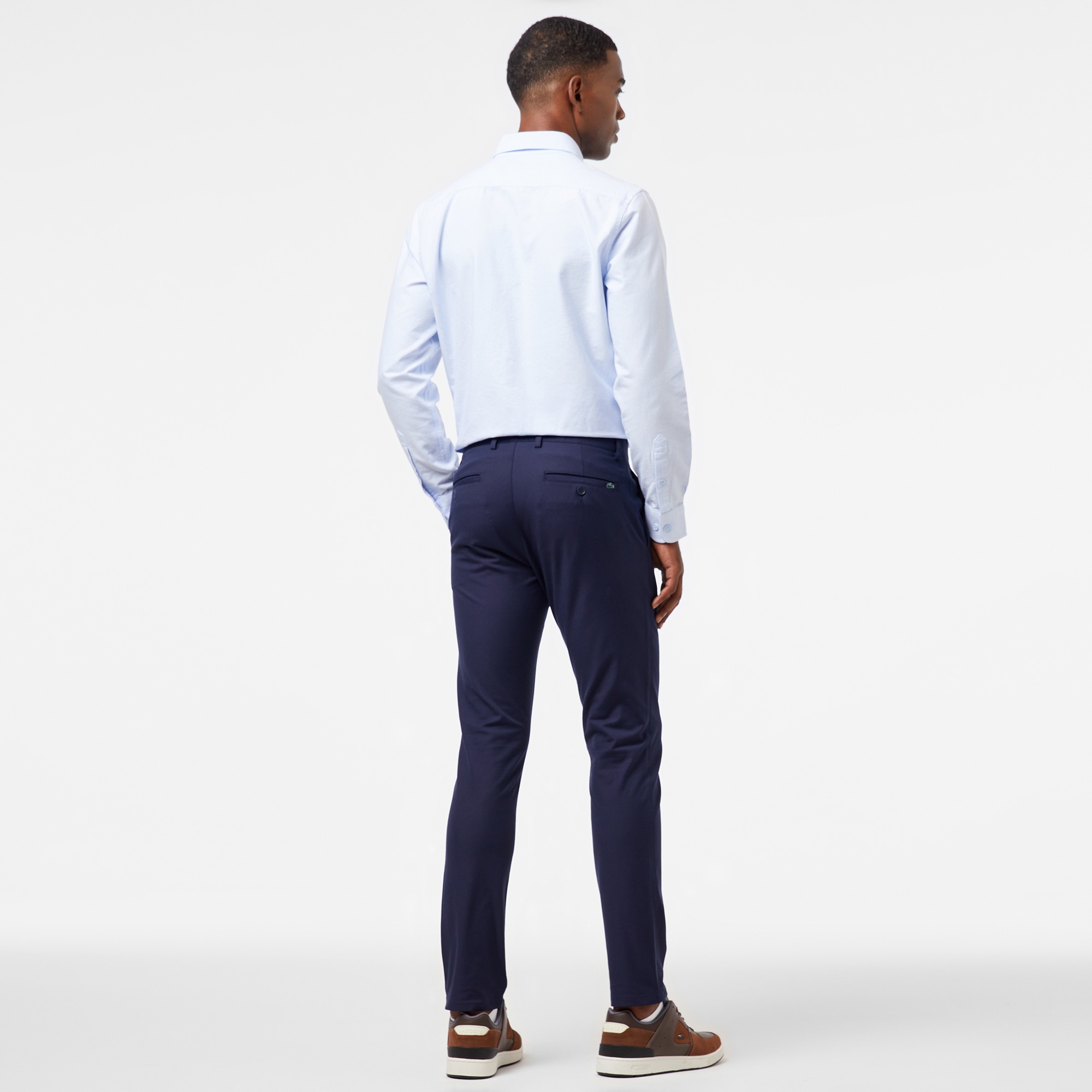 Lacoste Erkek Slim Fit Chino Lacivert Pantolon