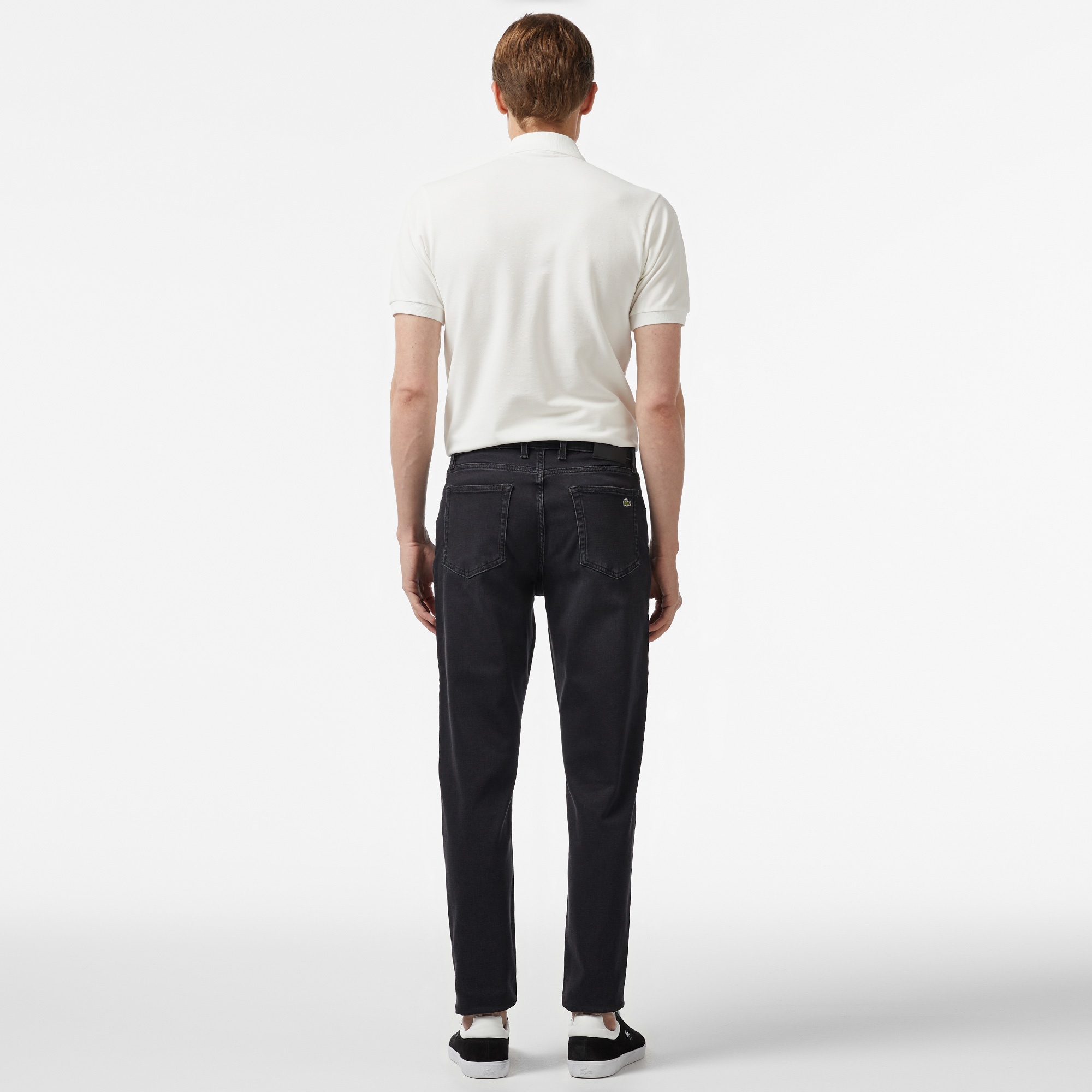 Lacoste Erkek Regular Fit Denim Siyah Pantolon