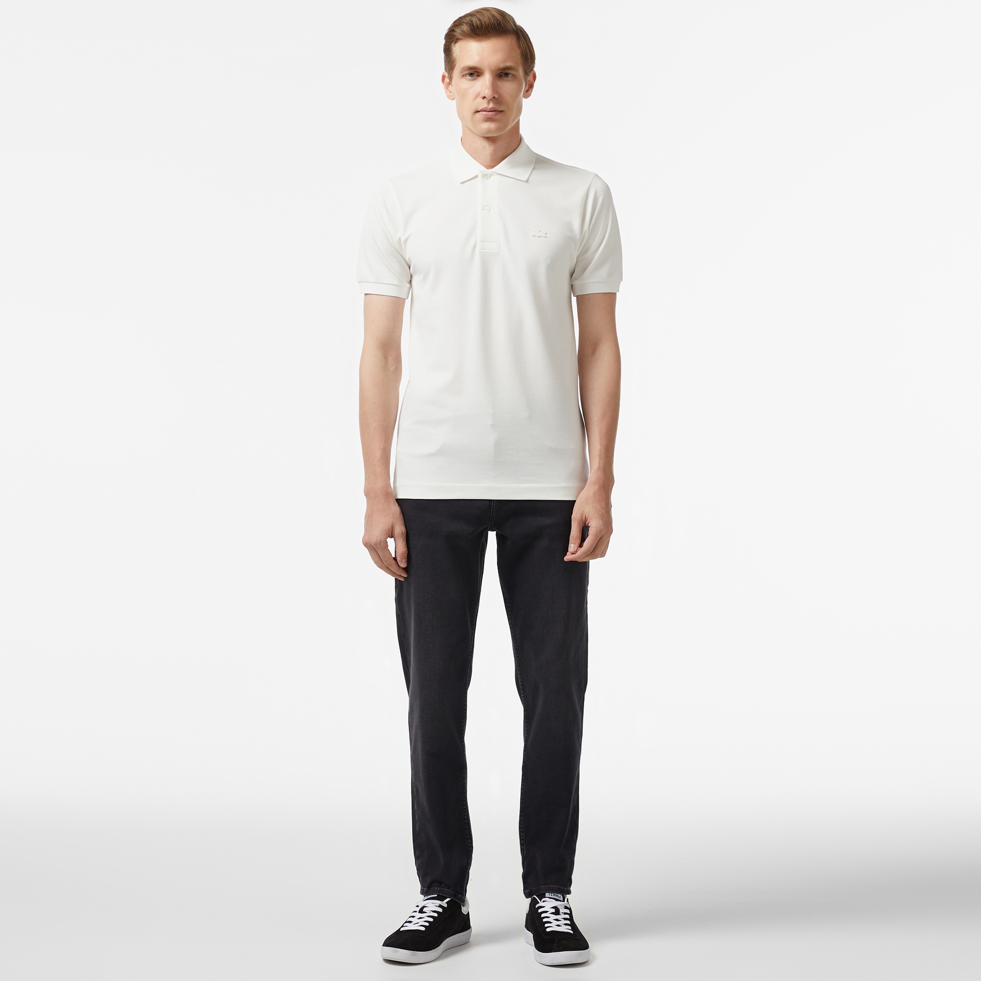 Lacoste Erkek Regular Fit Denim Siyah Pantolon