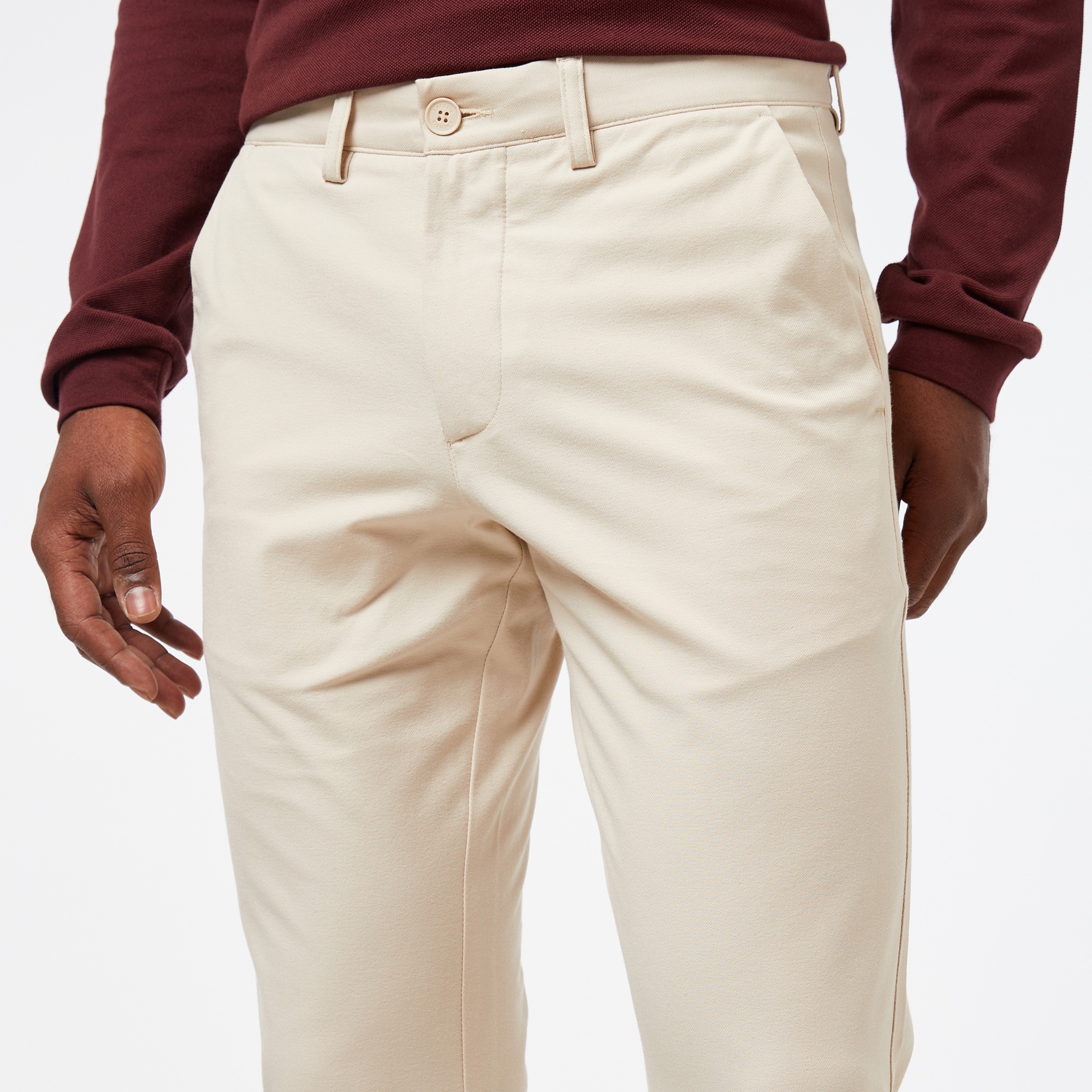 Lacoste Erkek Slim Fit Chino Krem Pantolon