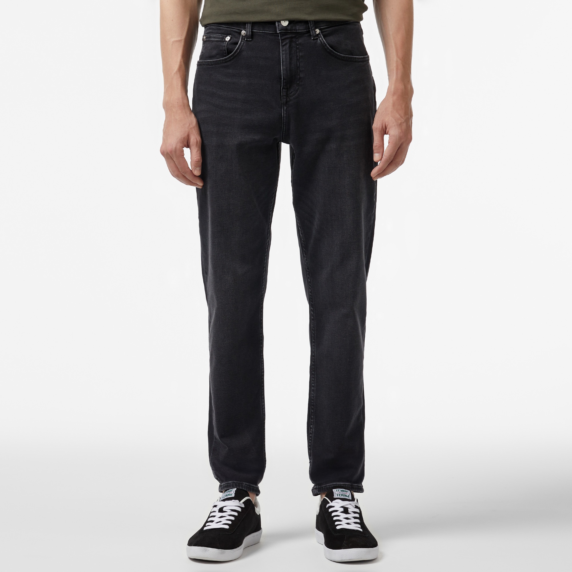 Lacoste Erkek Regular Fit Denim Gri Pantolon
