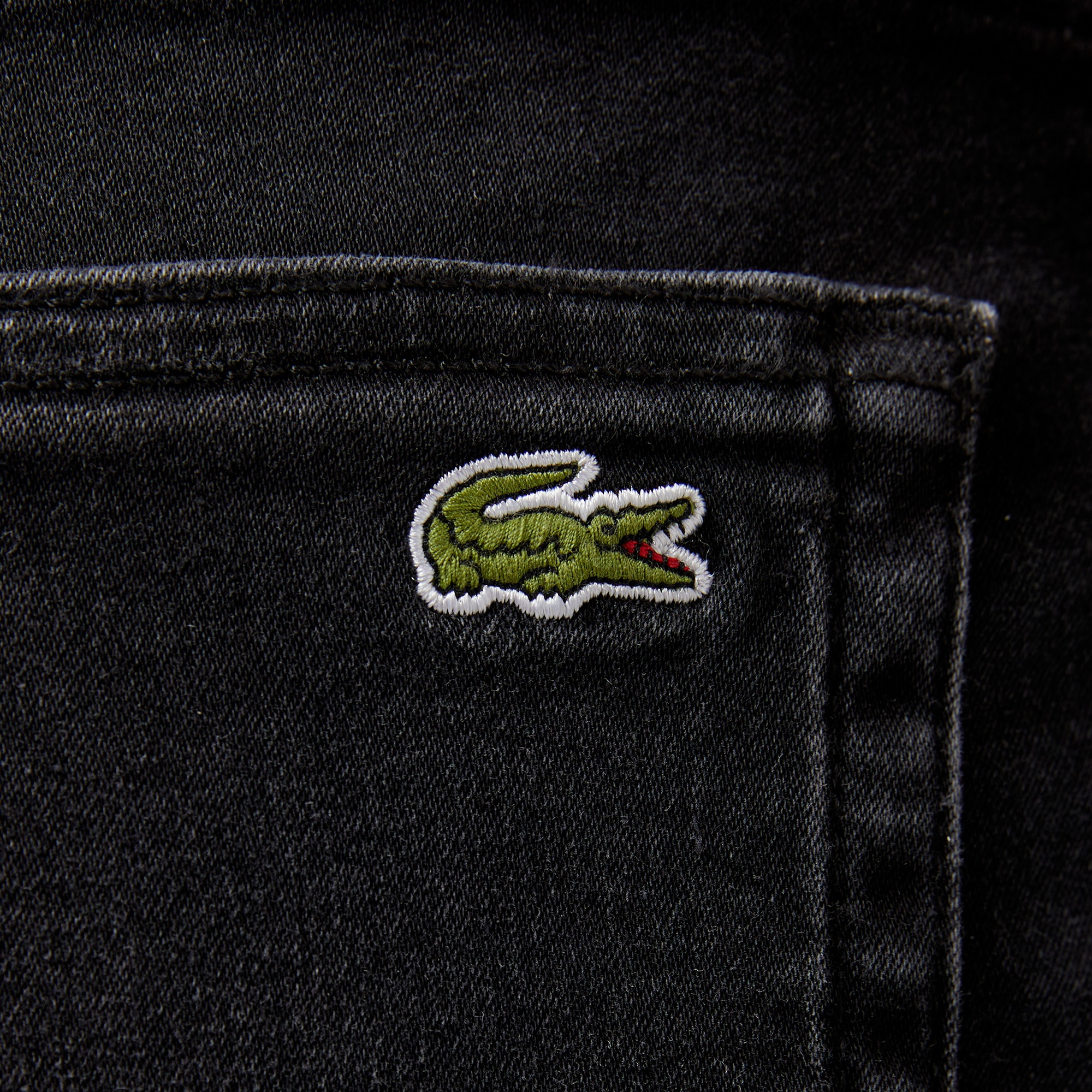 Lacoste Erkek Regular Fit Denim Gri Pantolon