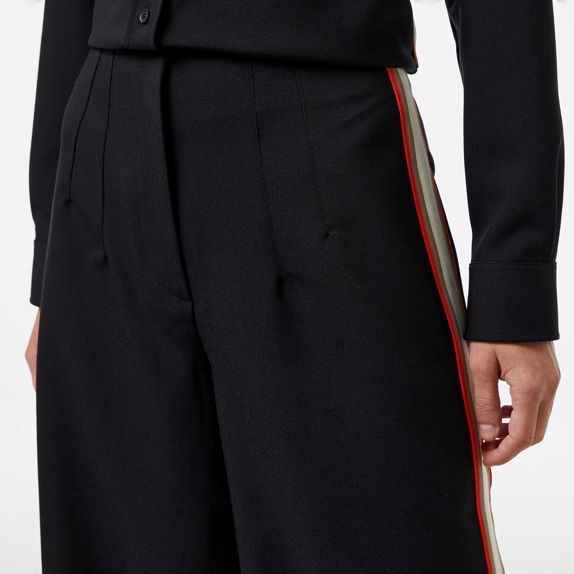 Lacoste Kadın Regular Fit Siyah Pantolon