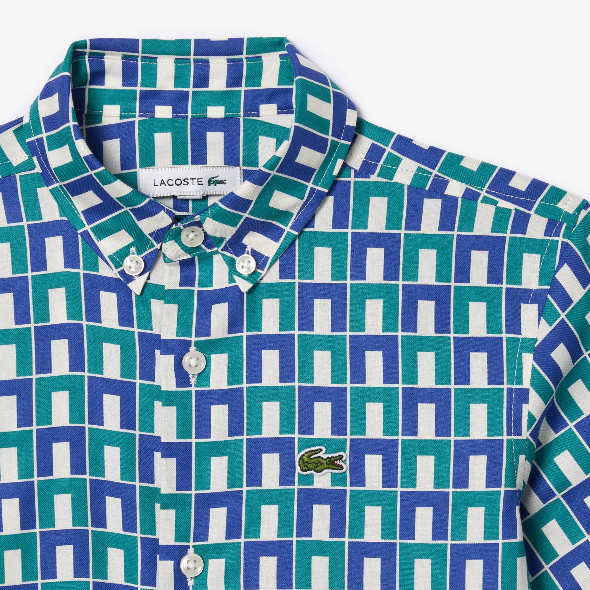 Lacoste Monogram Erkek Çocuk Renkli Gömlek