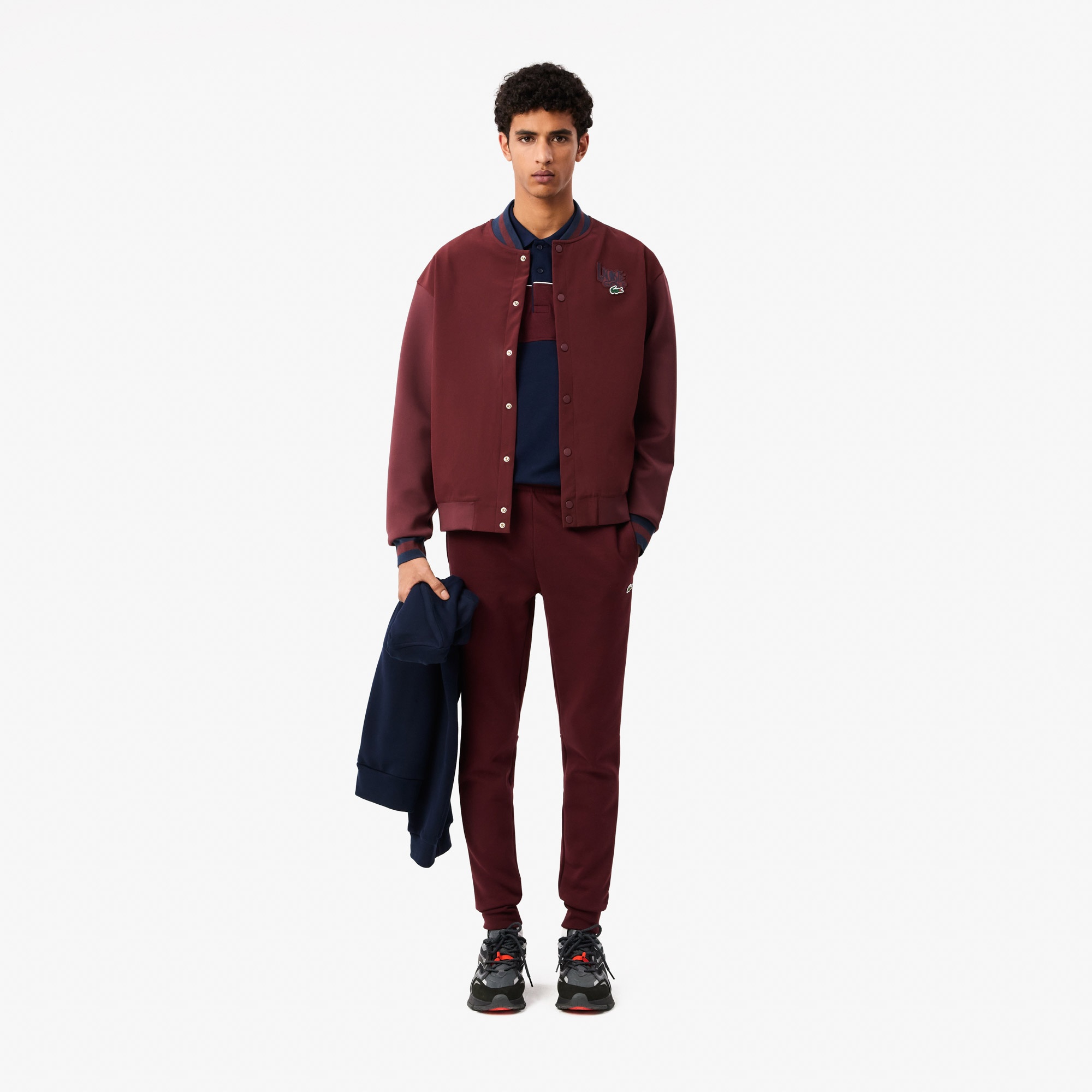 Lacoste Erkek Slim Fit Bordo Eşofman Altı