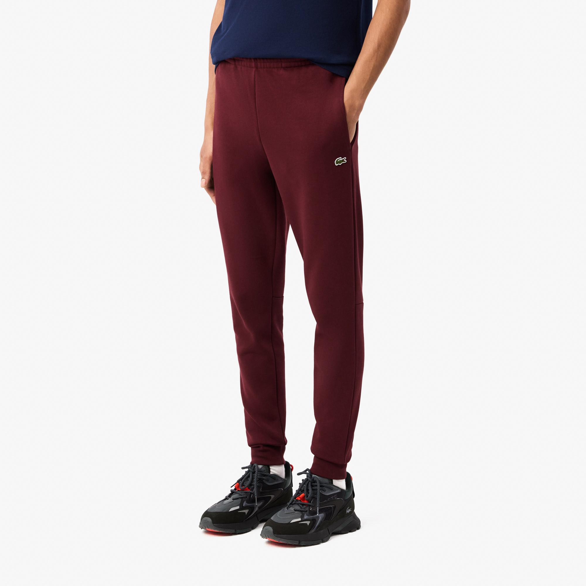 Lacoste Erkek Slim Fit Bordo Eşofman Altı