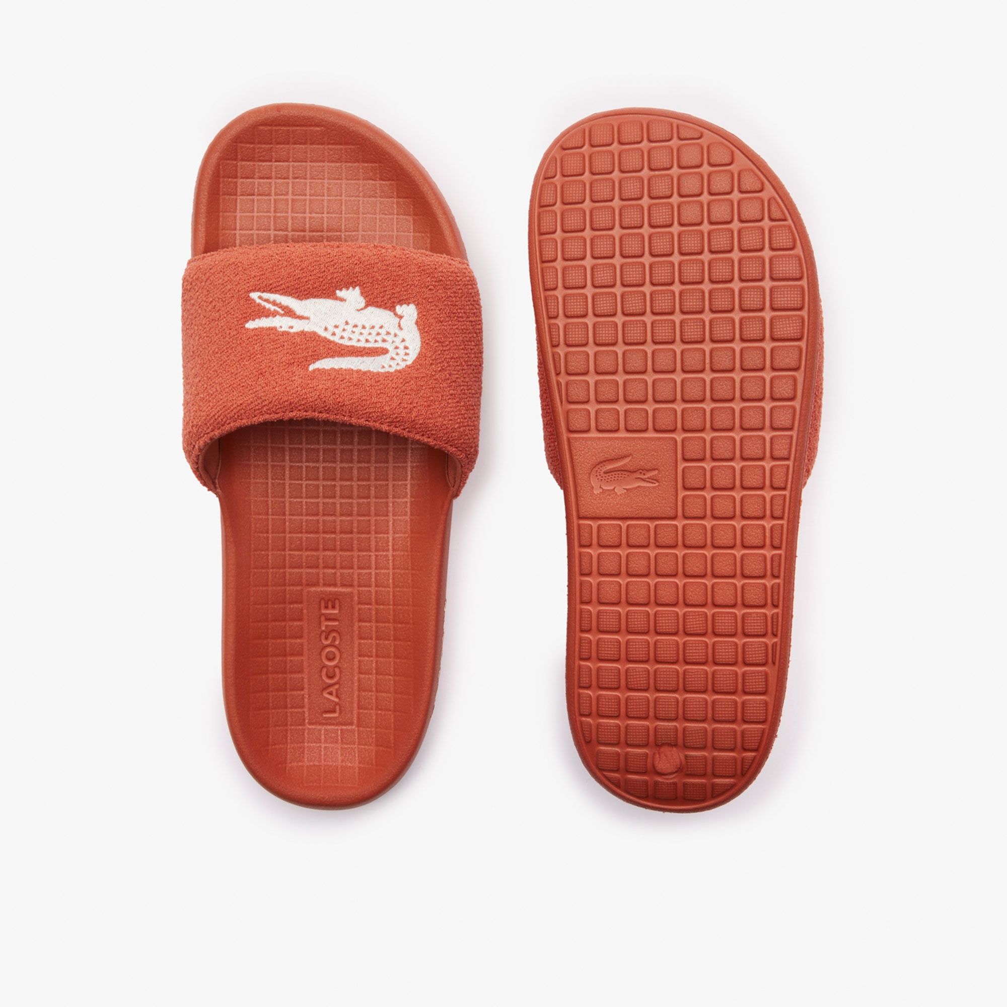 Lacoste Croco 1.0 Erkek Turuncu Terlik