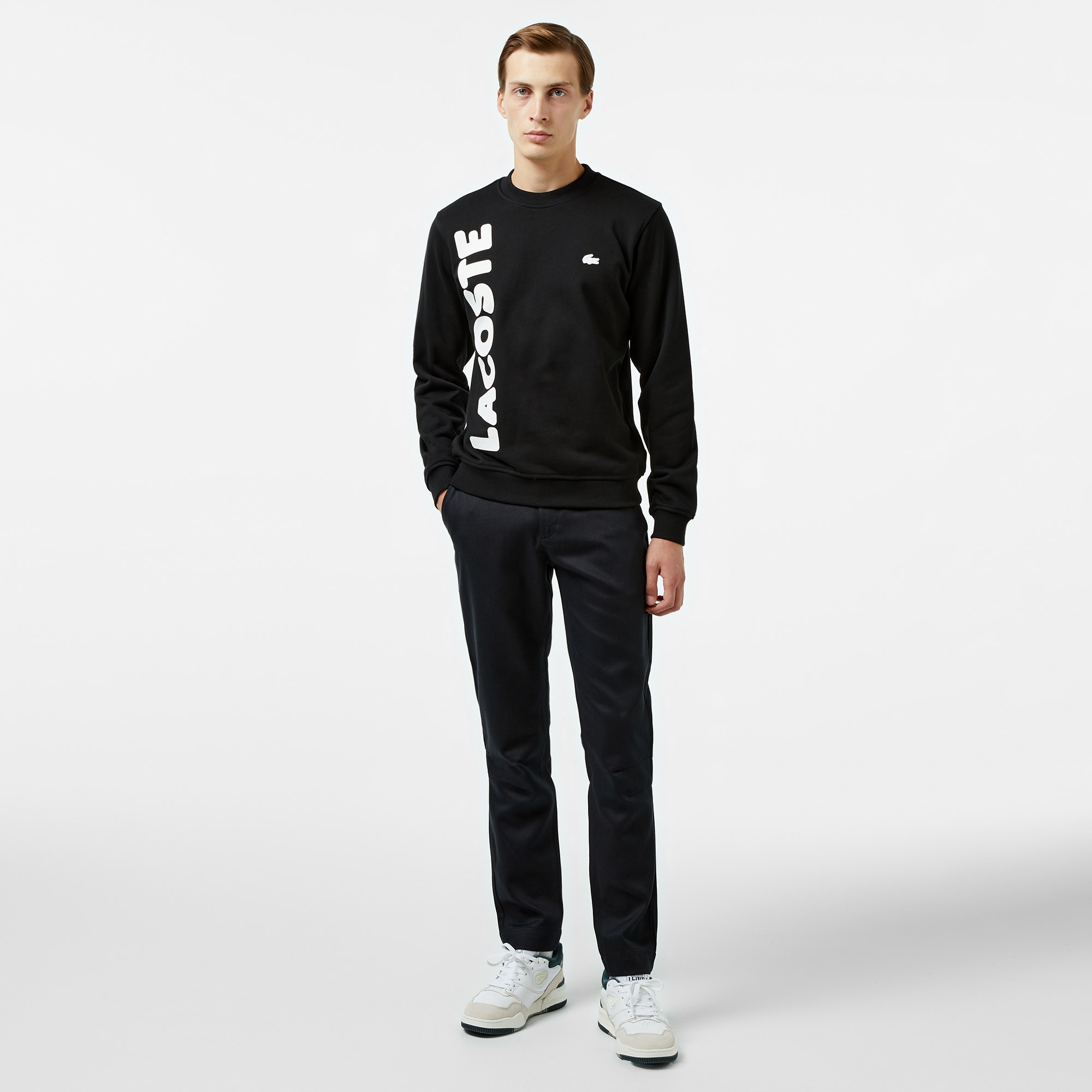 Lacoste Erkek Straight Fit Chino Siyah Pantolon