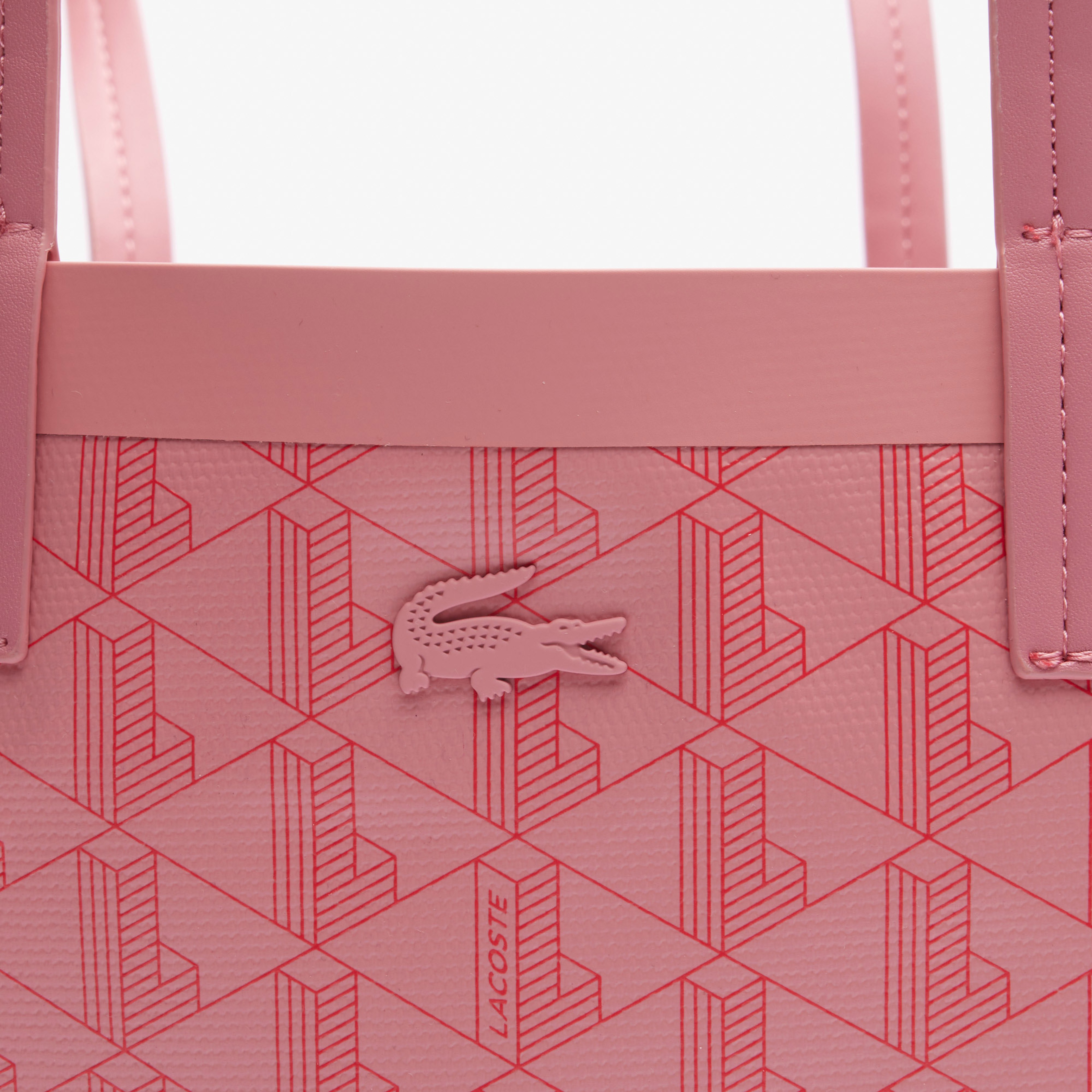 Zely Canvas Kadın Monogram Pembe Omuz Çantası