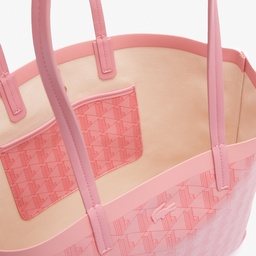 Zely Canvas Kadın Monogram Pembe Omuz Çantası Pembe