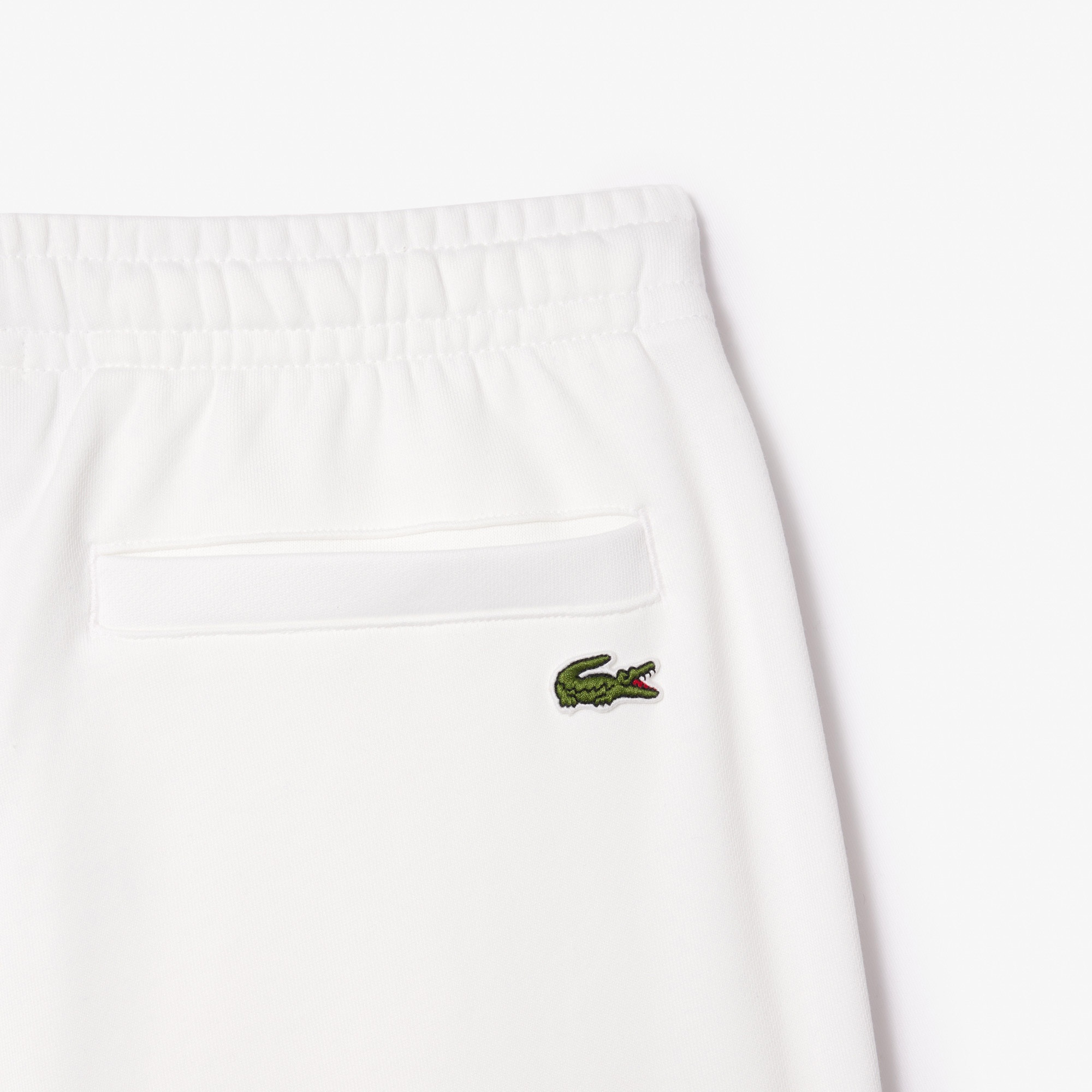 Lacoste Unisex Tapered Fit Baskılı Beyaz Eşofman Altı