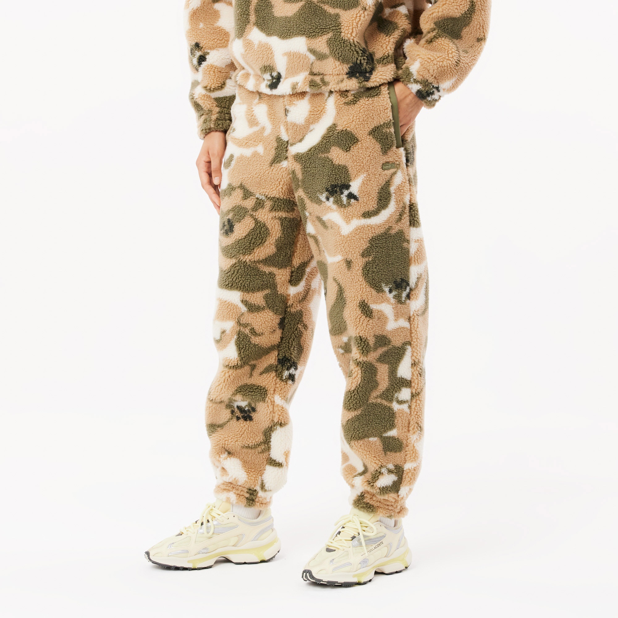 Lacoste Kadın Relaxed Fit Haki Eşofman Altı