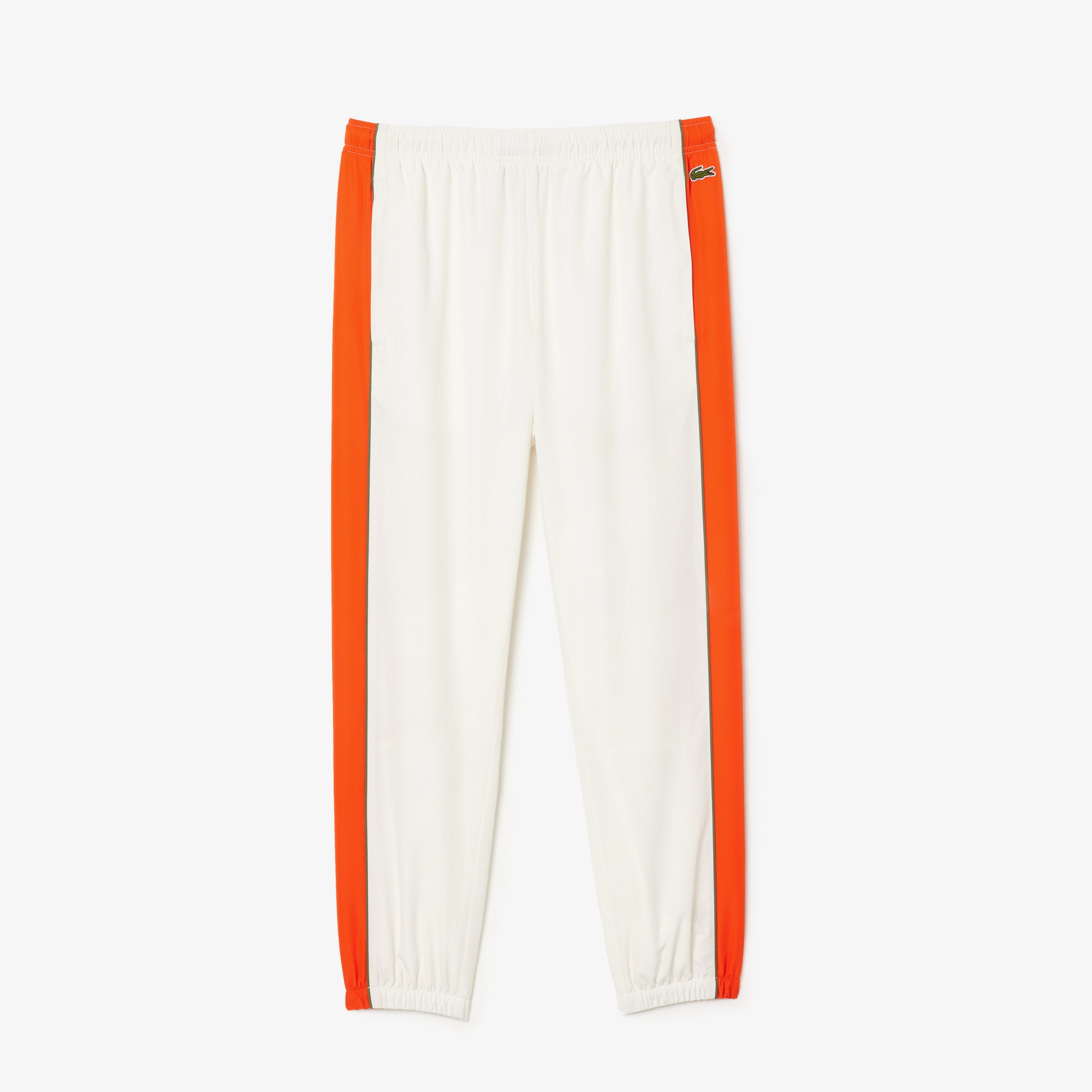 Lacoste Erkek Regular Fit Renk Bloklu Beyaz Eşofman Altı