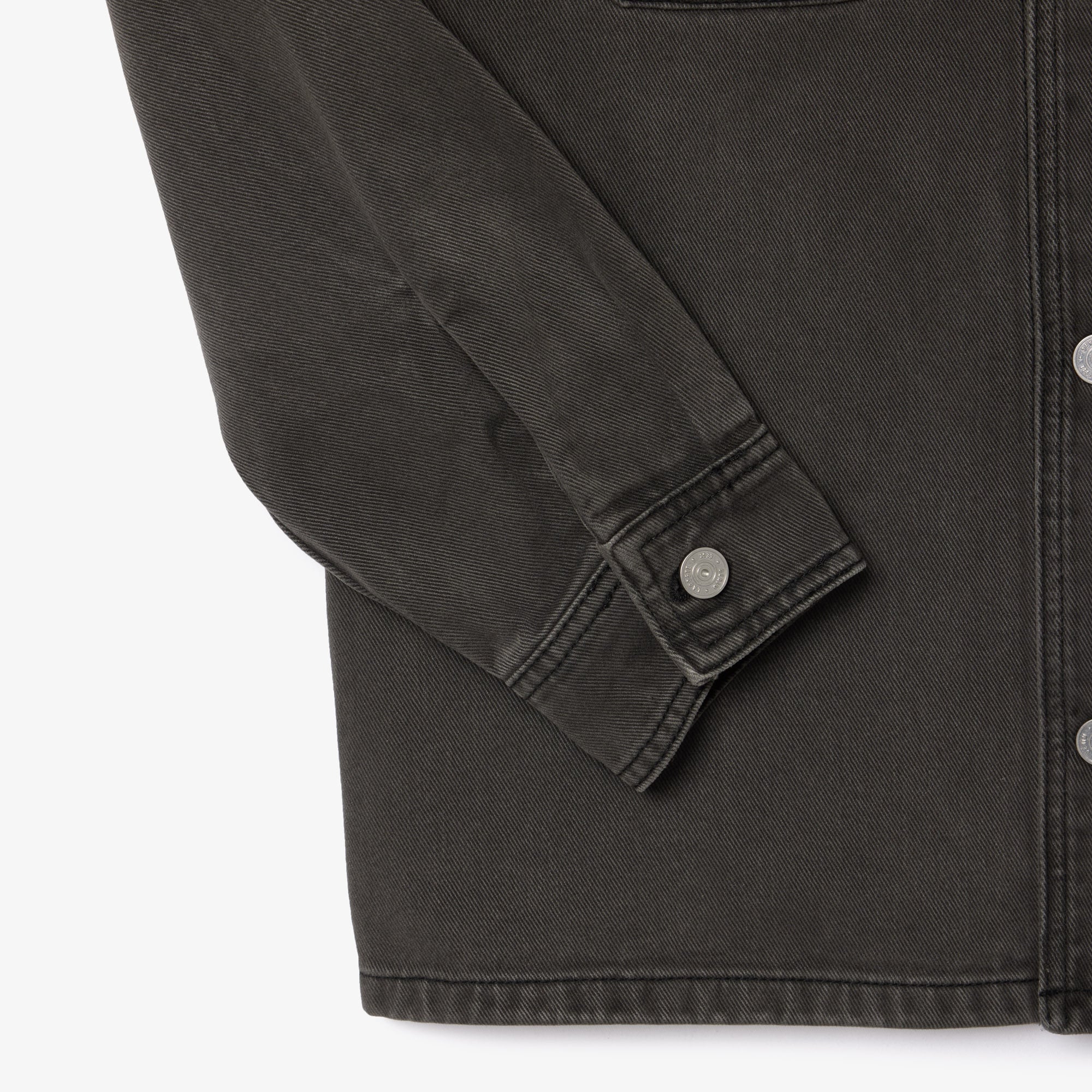 Erkek Oversize Fit Denim Gri Dış Gömlek