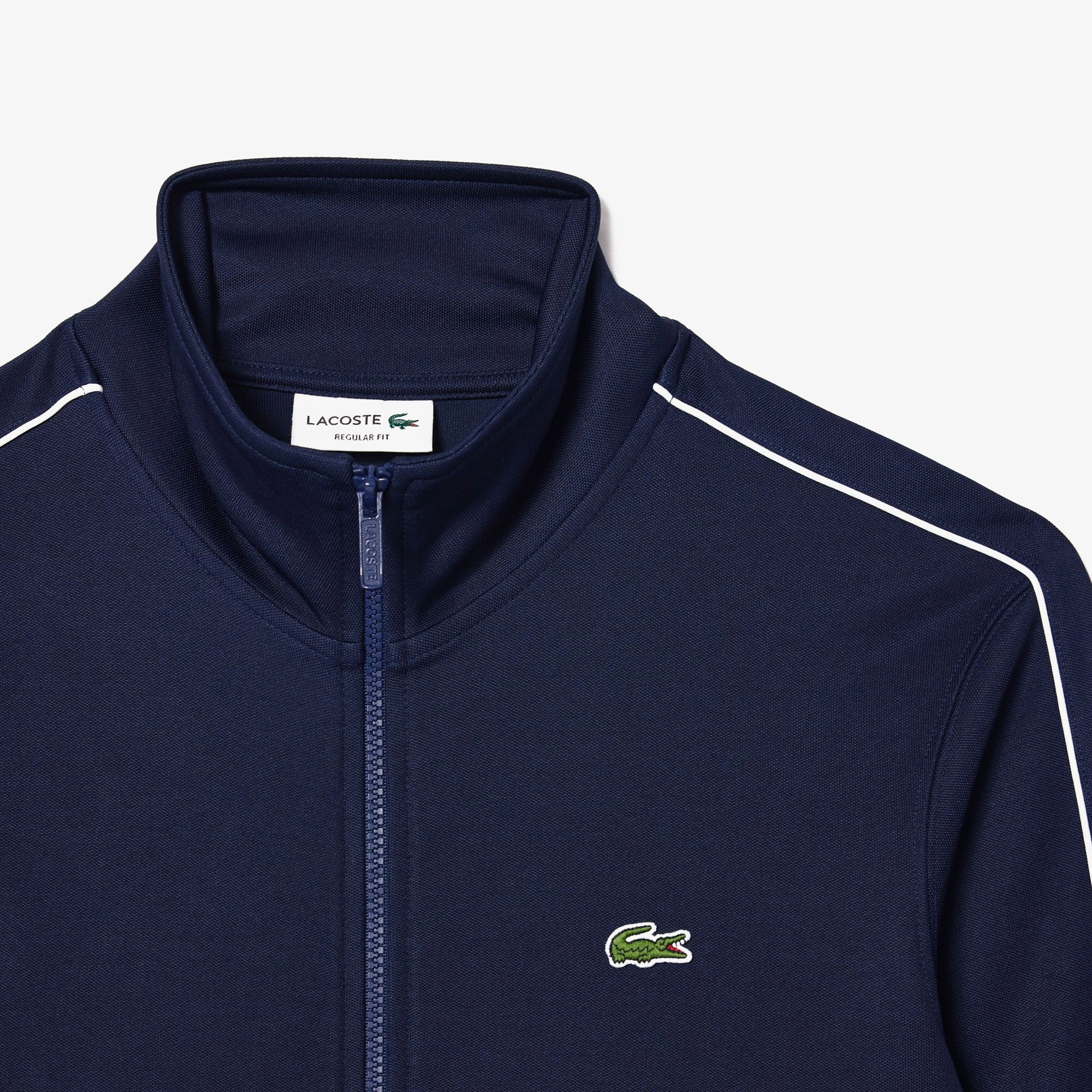 Lacoste Erkek Regular Fit Fermuarlı Lacivert Sweatshirt