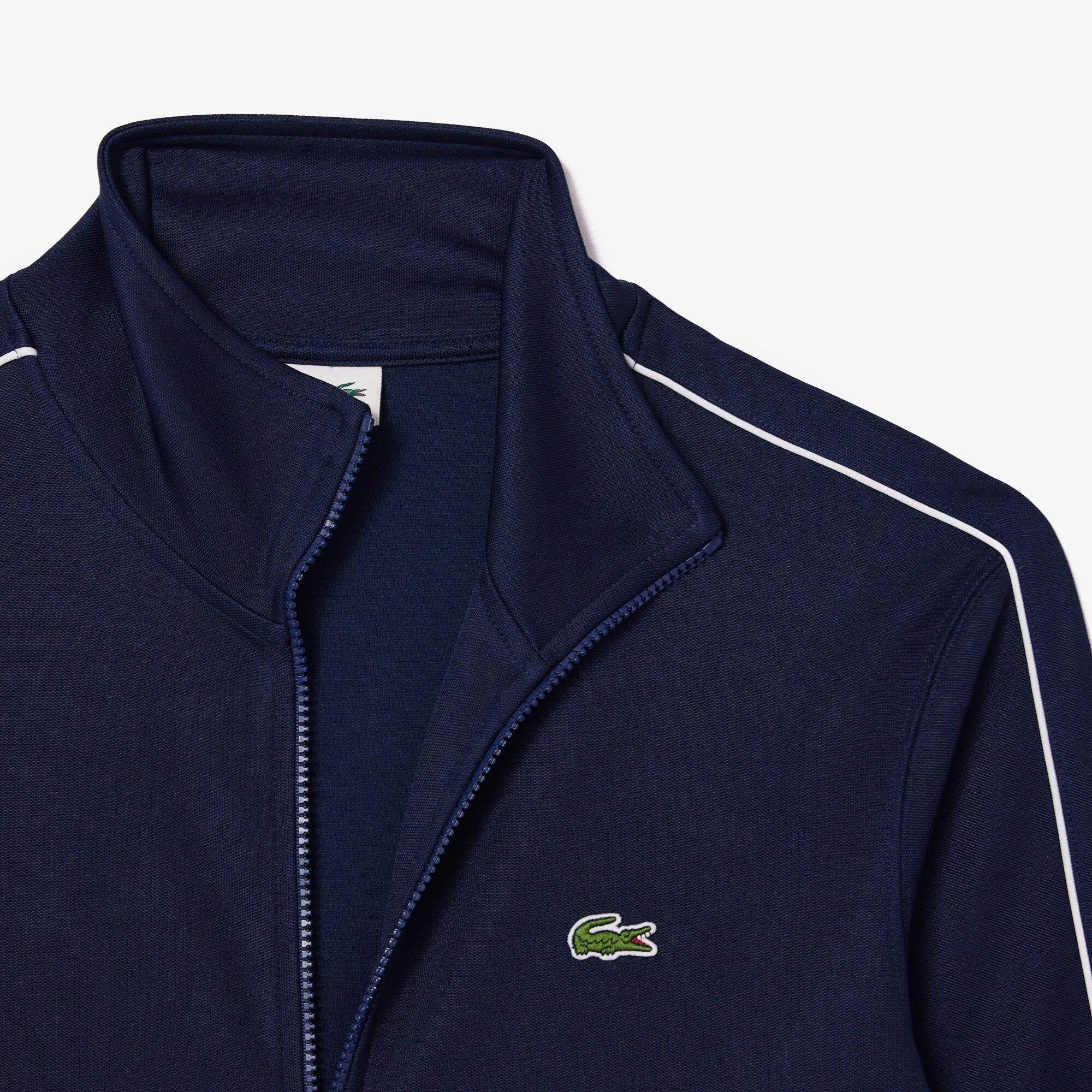 Lacoste Erkek Regular Fit Fermuarlı Lacivert Sweatshirt