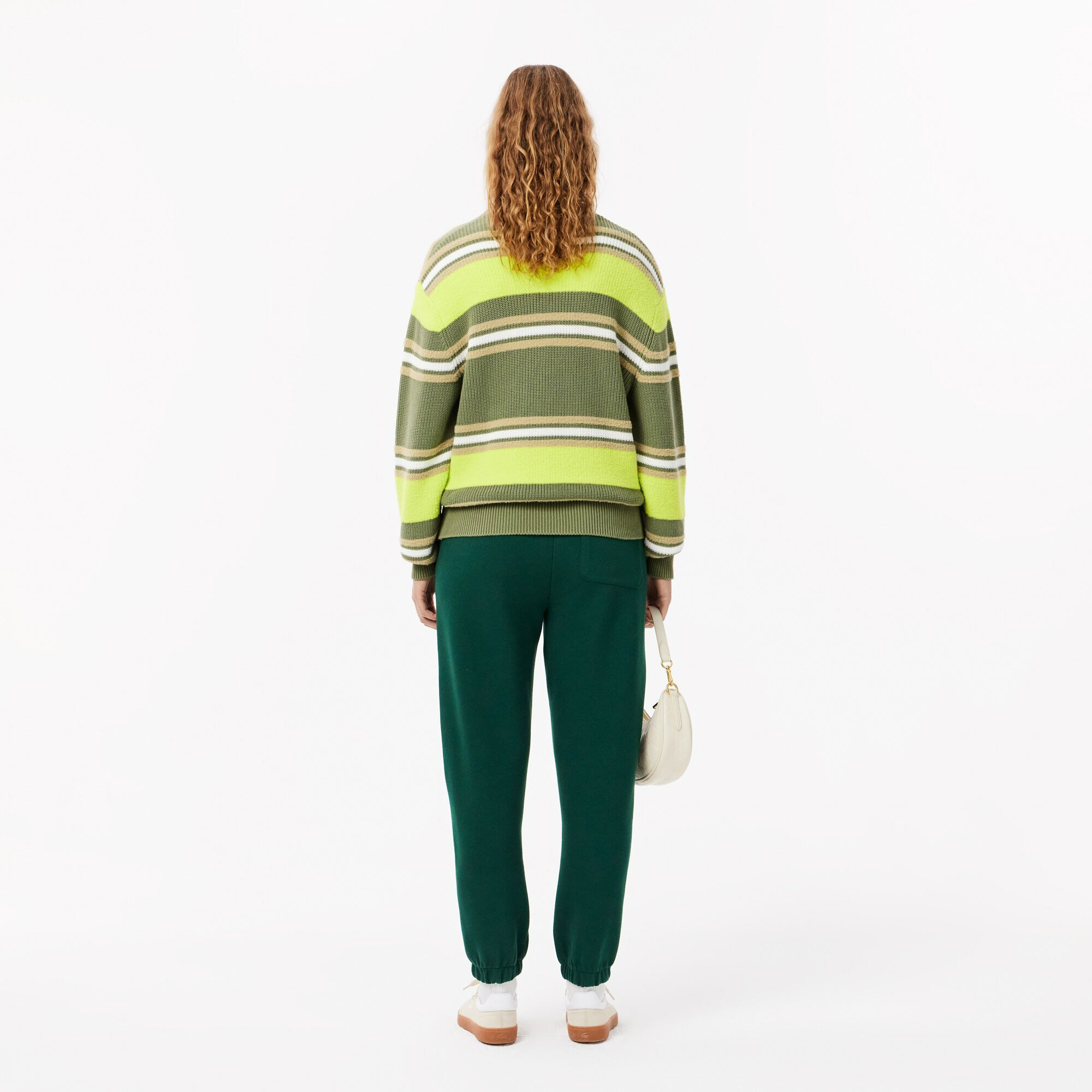 Lacoste Kadın Regular Fit Koyu Yeşil Eşofman Altı XF7077-YZP | Lacoste