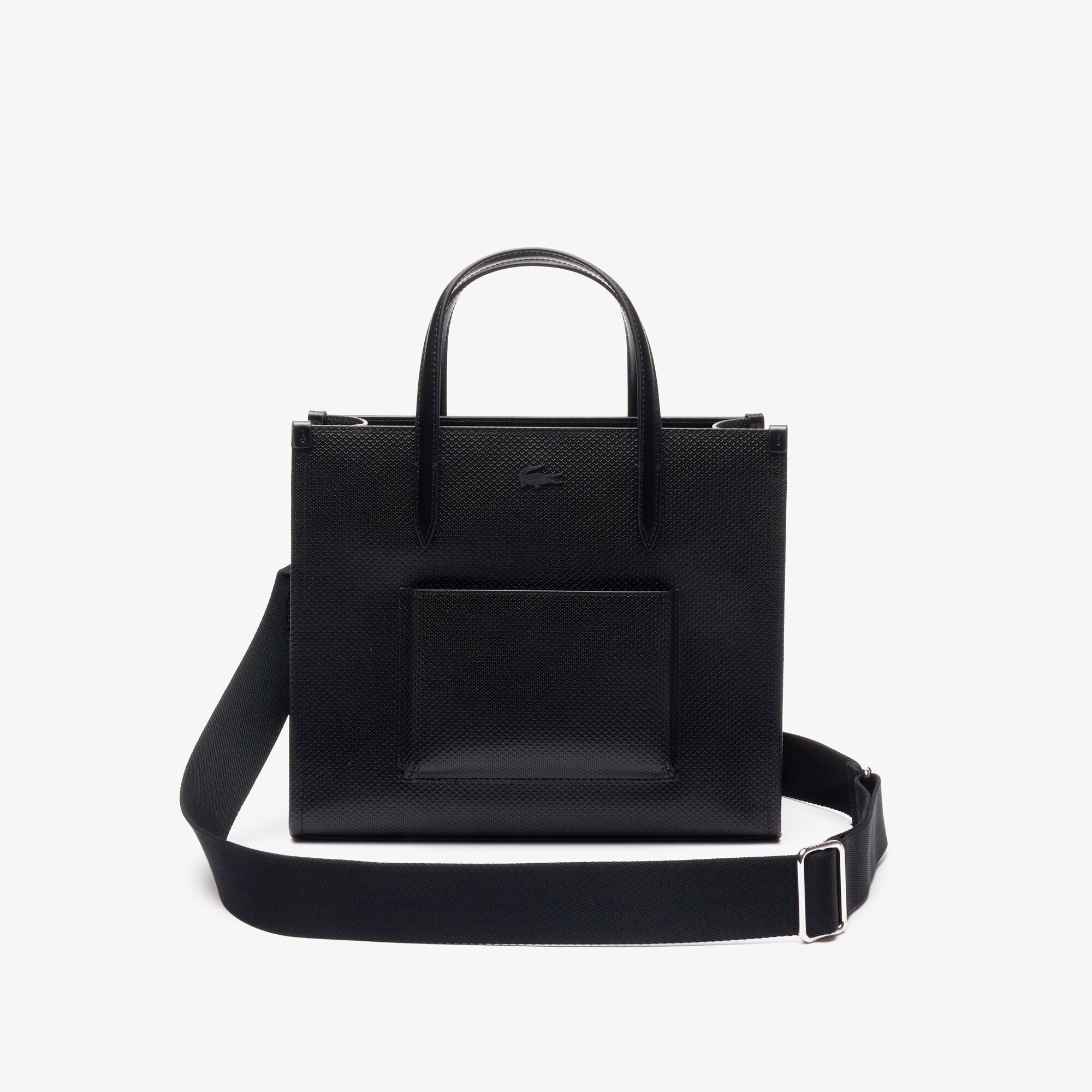 Lacoste Chantaco Kadın Deri Siyah Omuz Çantası NF4623KL.000 | Lacoste