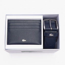 Lacoste Elegance Erkek Deri Lacivert 2'li Hediye Seti Lacivert