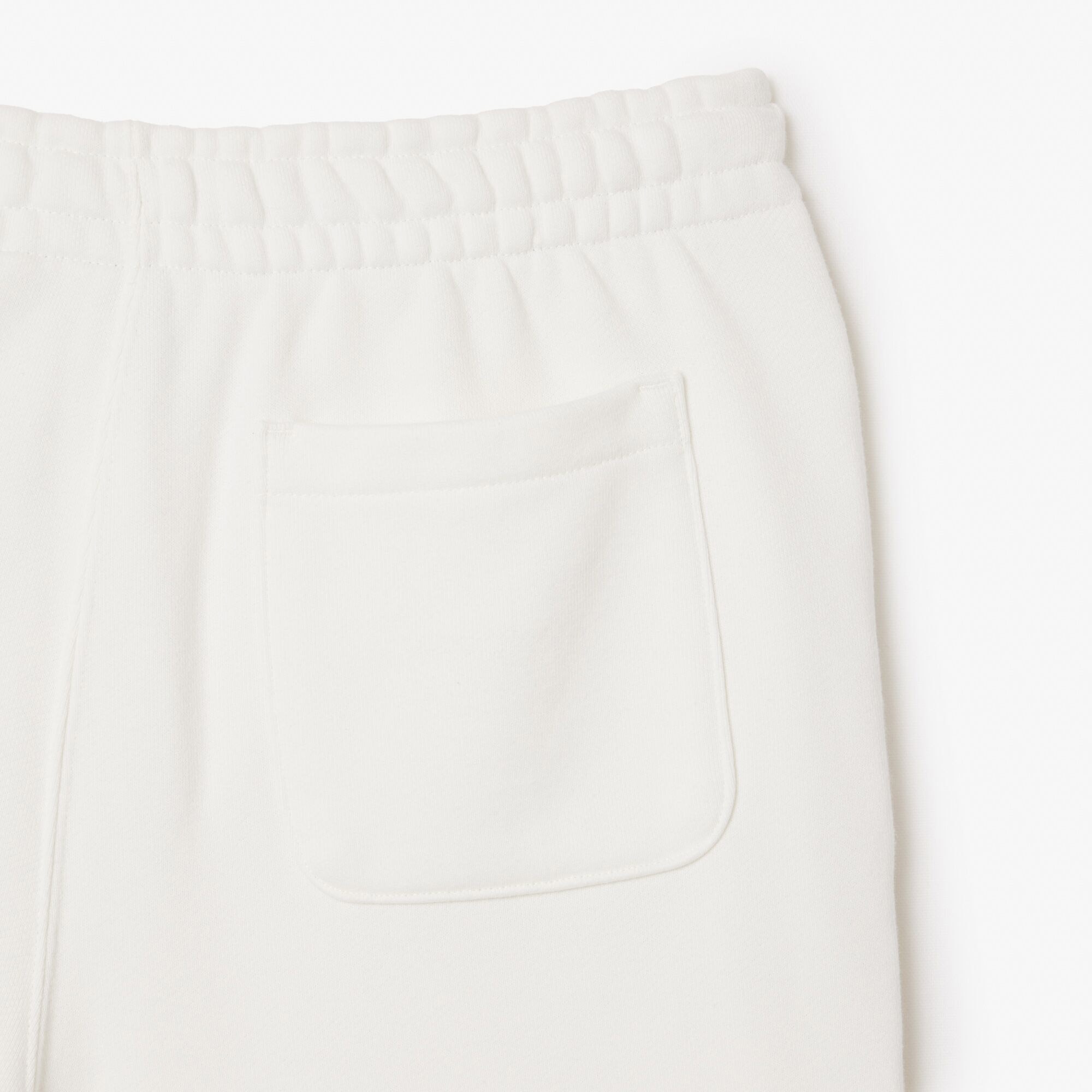 Lacoste Unisex Relaxed Fit Organik Pamuk Beyaz Eşofman Altı