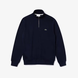 Erkek Classic Fit Yarım Fermuarlı Lacivert Sweatshirt Lacivert