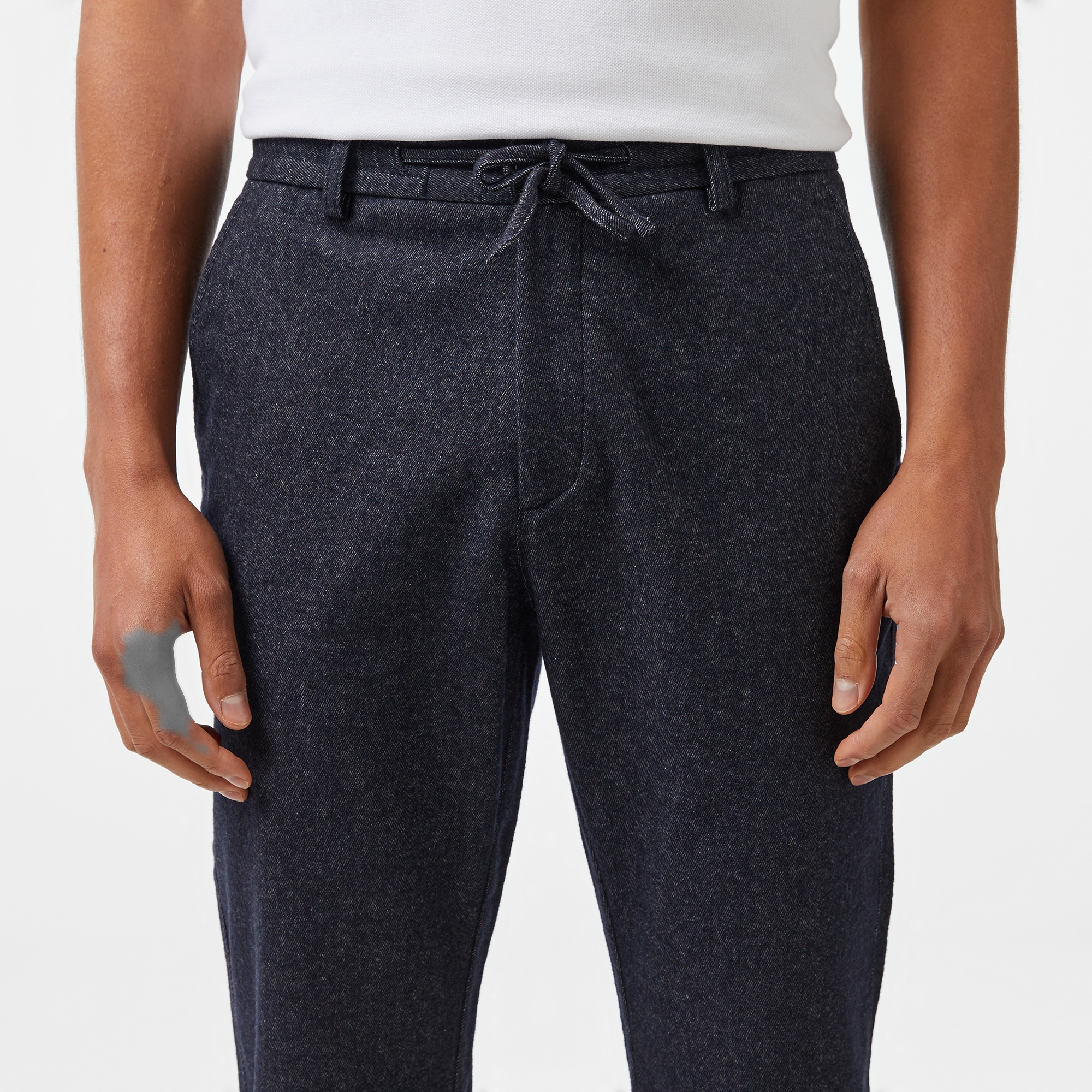 Lacoste Erkek Tapered Fit Chino Lacivert Pantolon