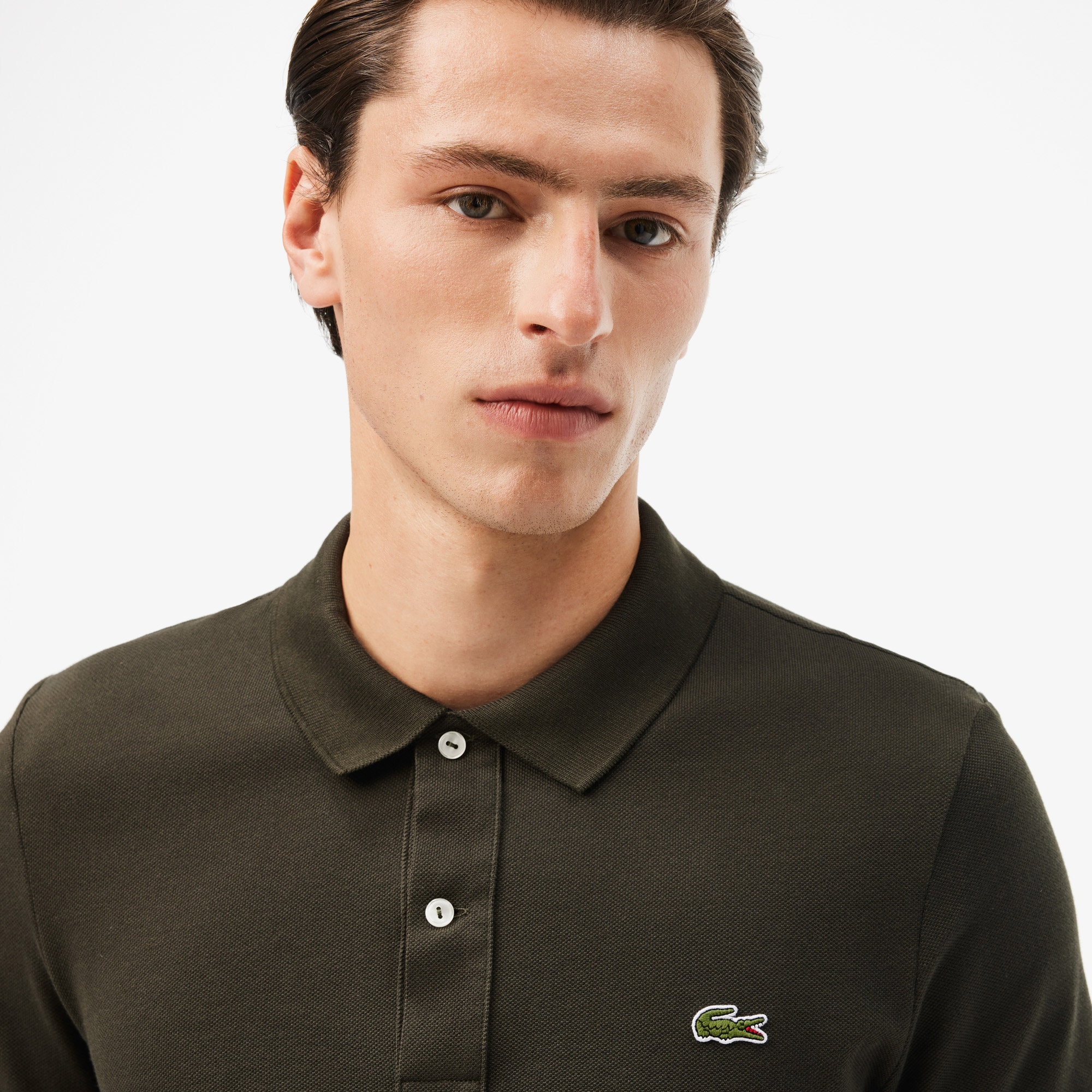 Lacoste L.12.12 Erkek Slim Fit Haki Polo