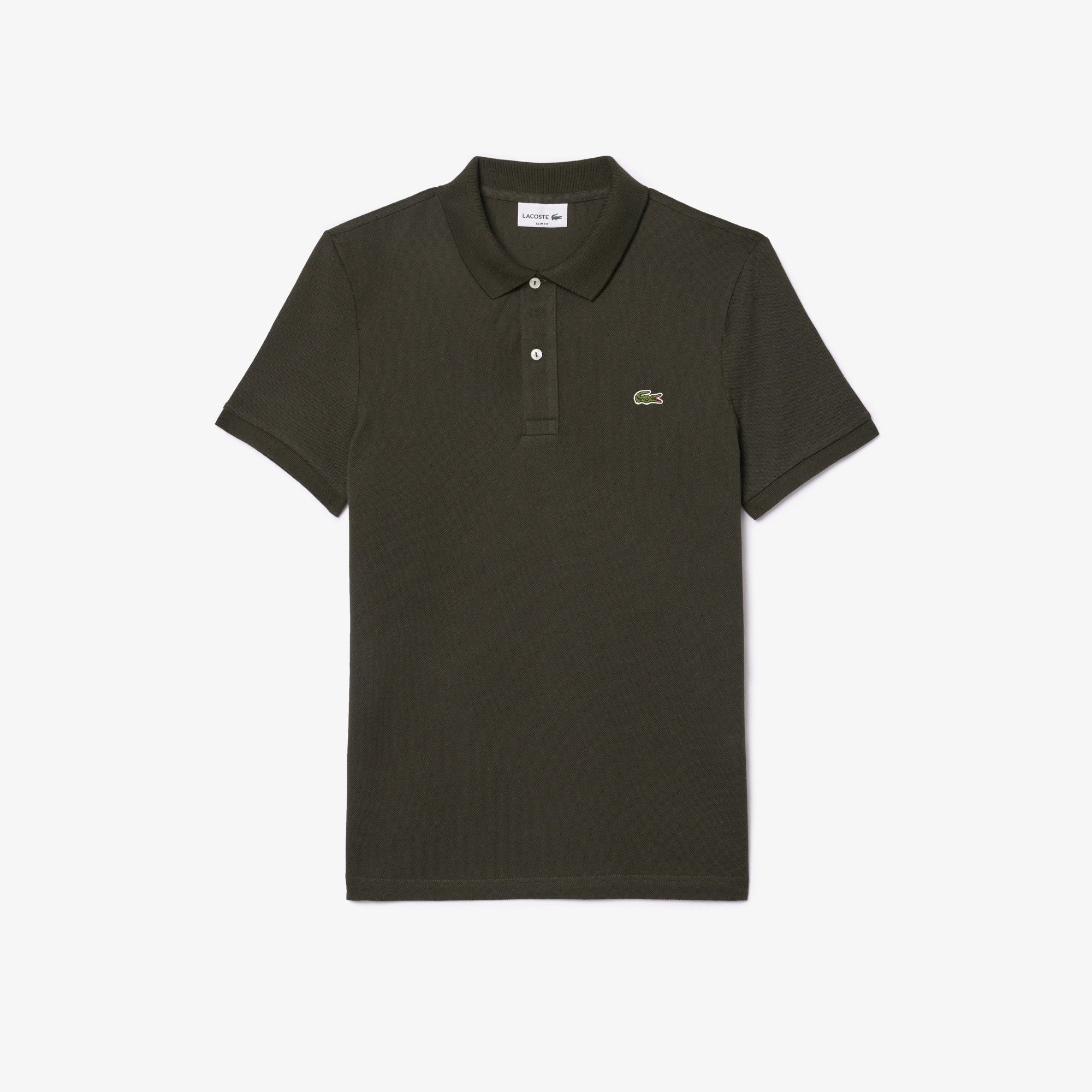 Lacoste L.12.12 Erkek Slim Fit Haki Polo