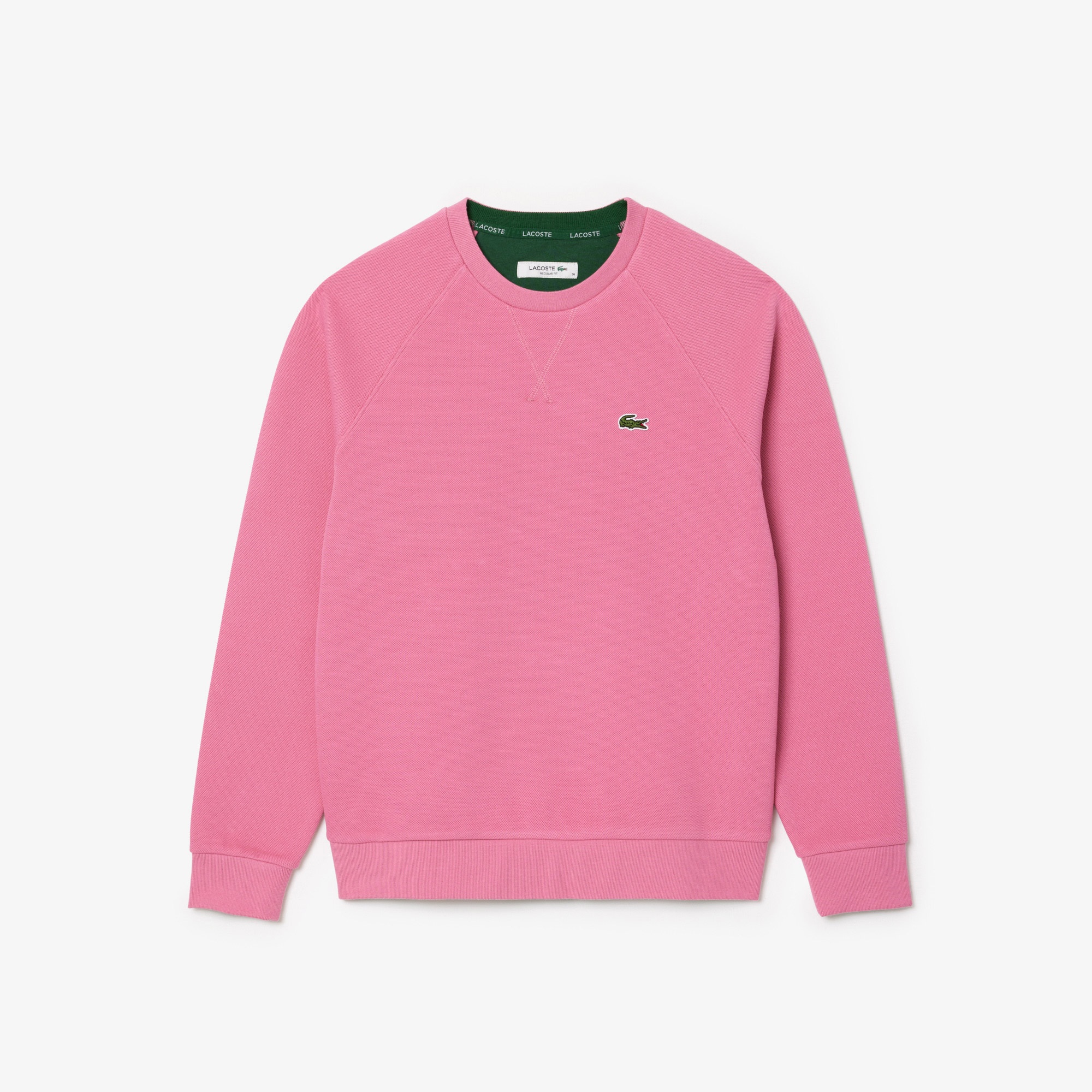 Lacoste Kadın Regular Fit Bisiklet Yaka Pembe Sweatshirt