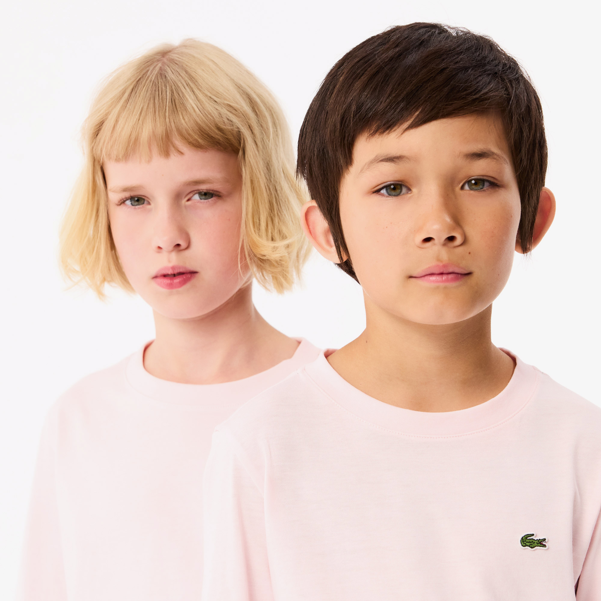 Lacoste Çocuk Uzun Kollu Bisiklet Yaka Açık Pembe T-Shirt görsel 2