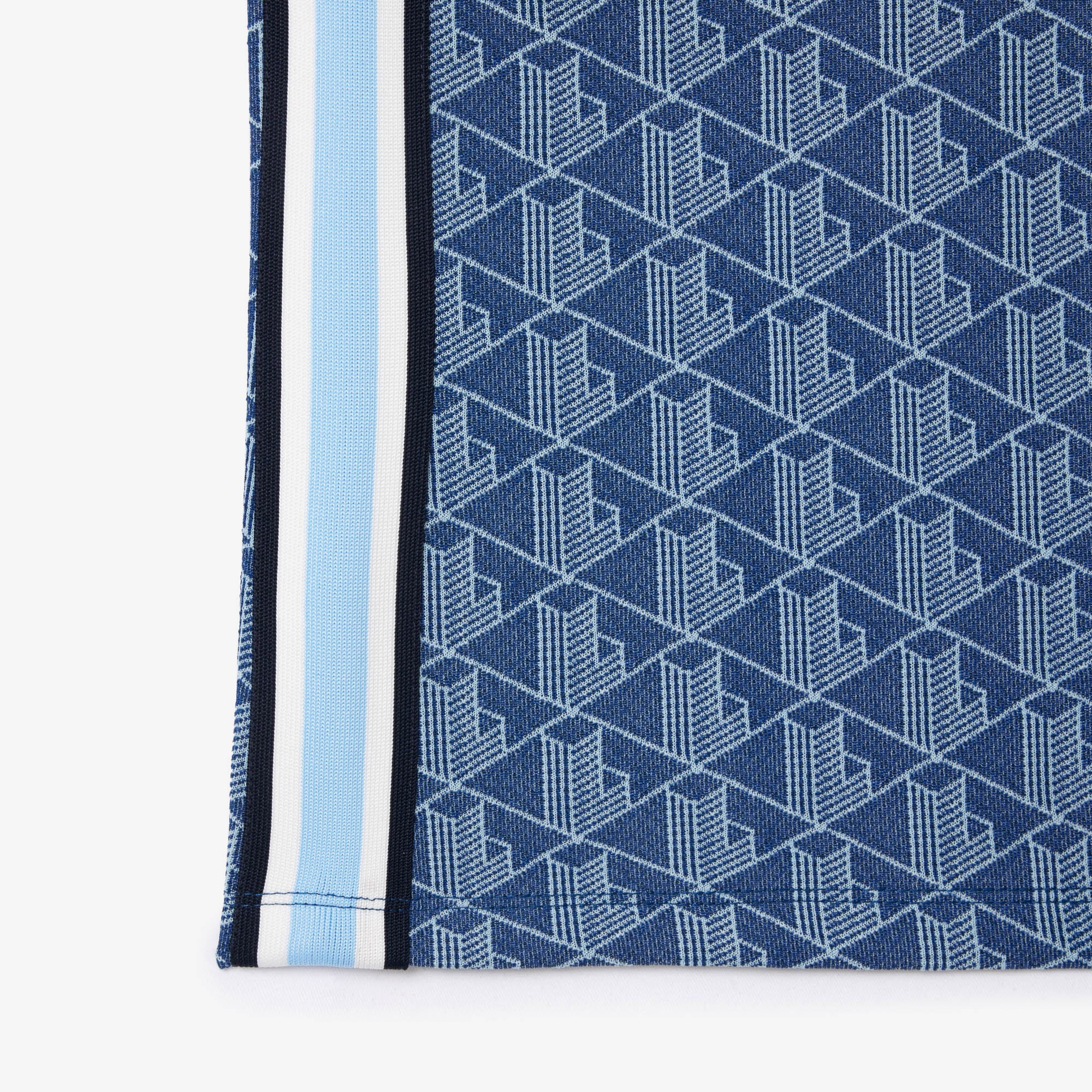 Lacoste Kadın Slim Fit Monogram Koyu Mavi Polo