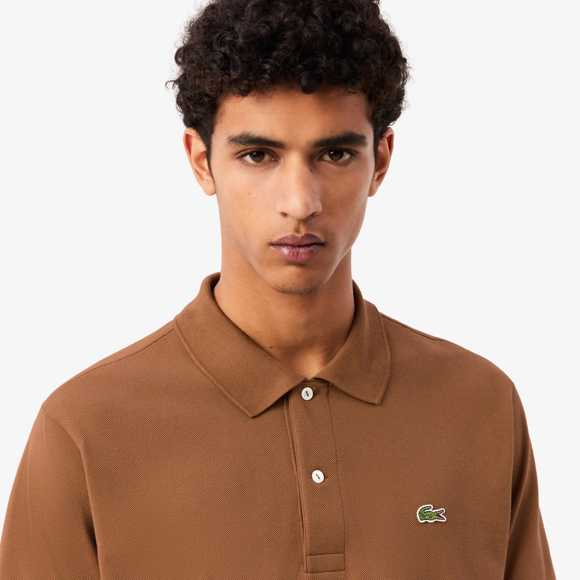 Lacoste L.12.12 Erkek Classic Fit Kahverengi Polo