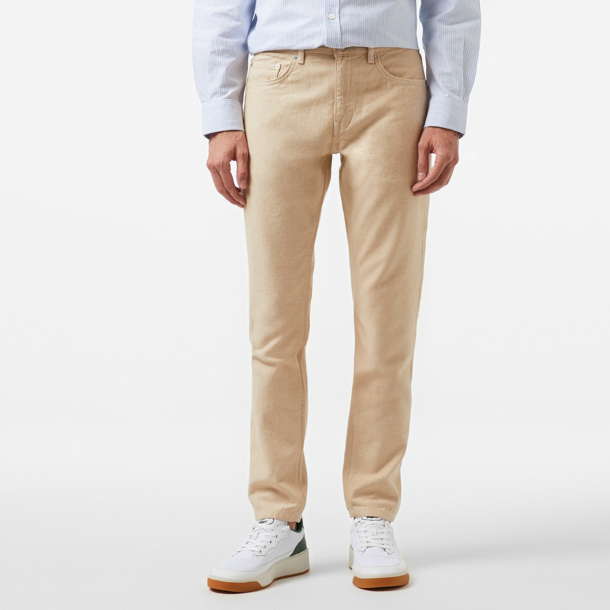 Lacoste Erkek Slim Fit Chino Bej Pantolon